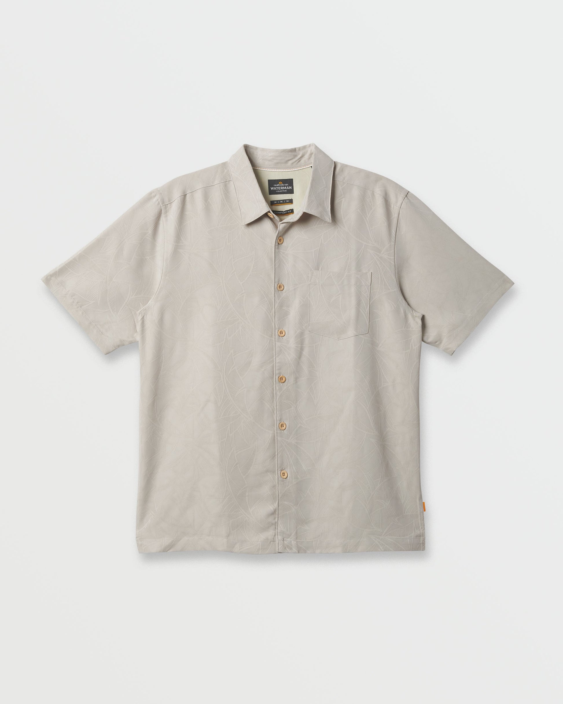Waterman Island Jungle Shirt - Pelican Pelican Quick Silver