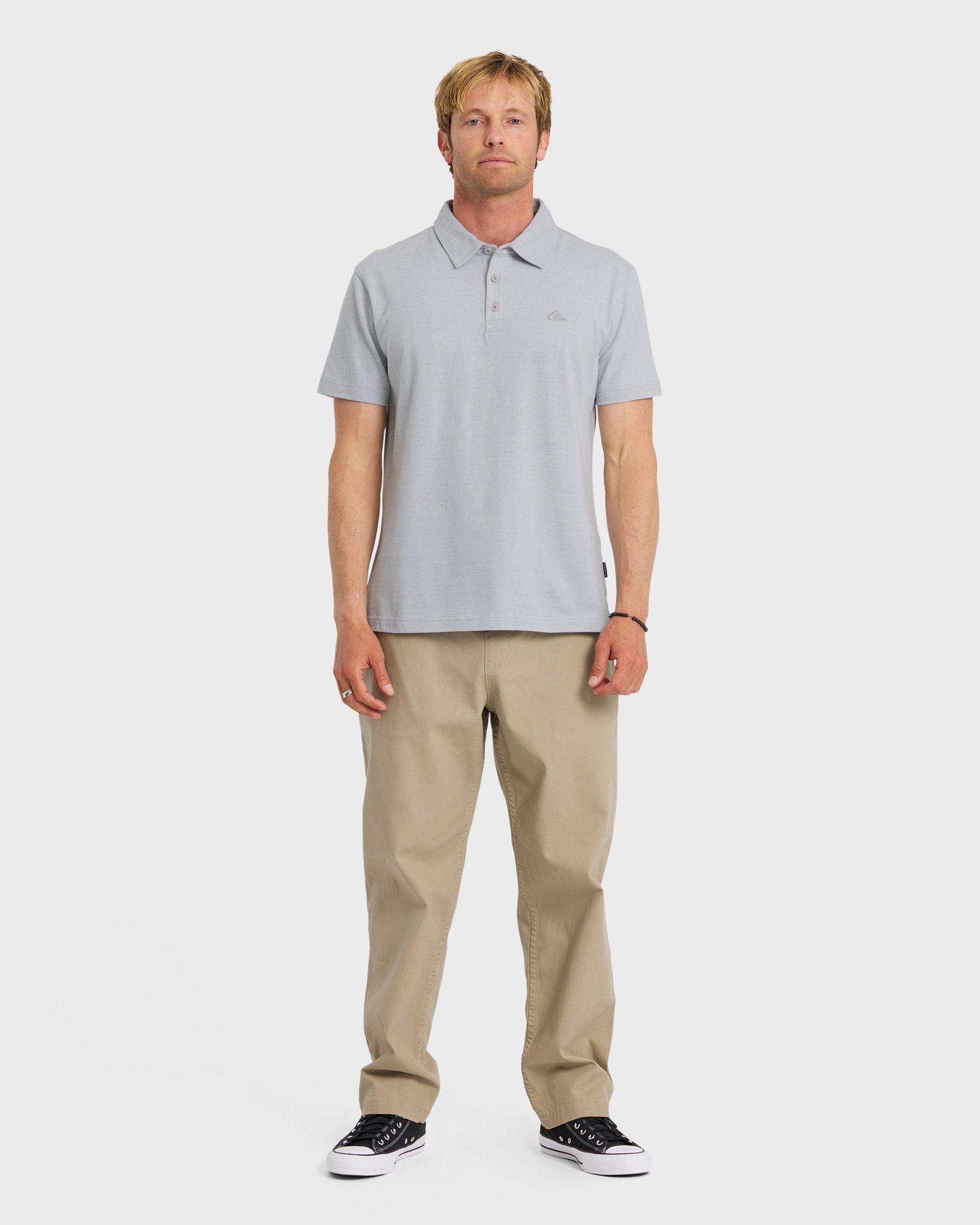 Sunset Cruise Polo Shirt - Smoked Gray Smoked Gray Quick Silver