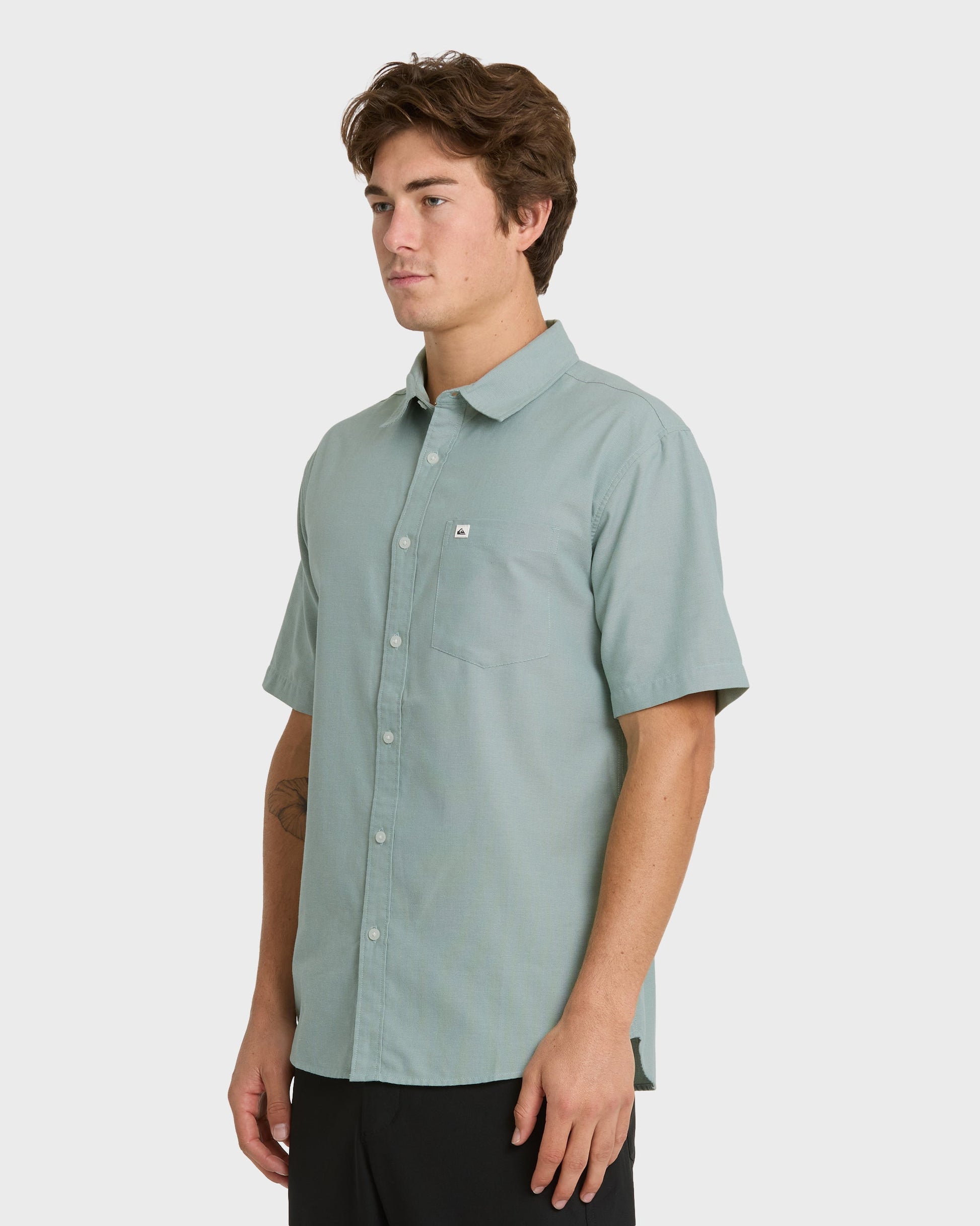 Shoreline Classic Short Sleeve Shirt - Herb Herb Quick Silver
