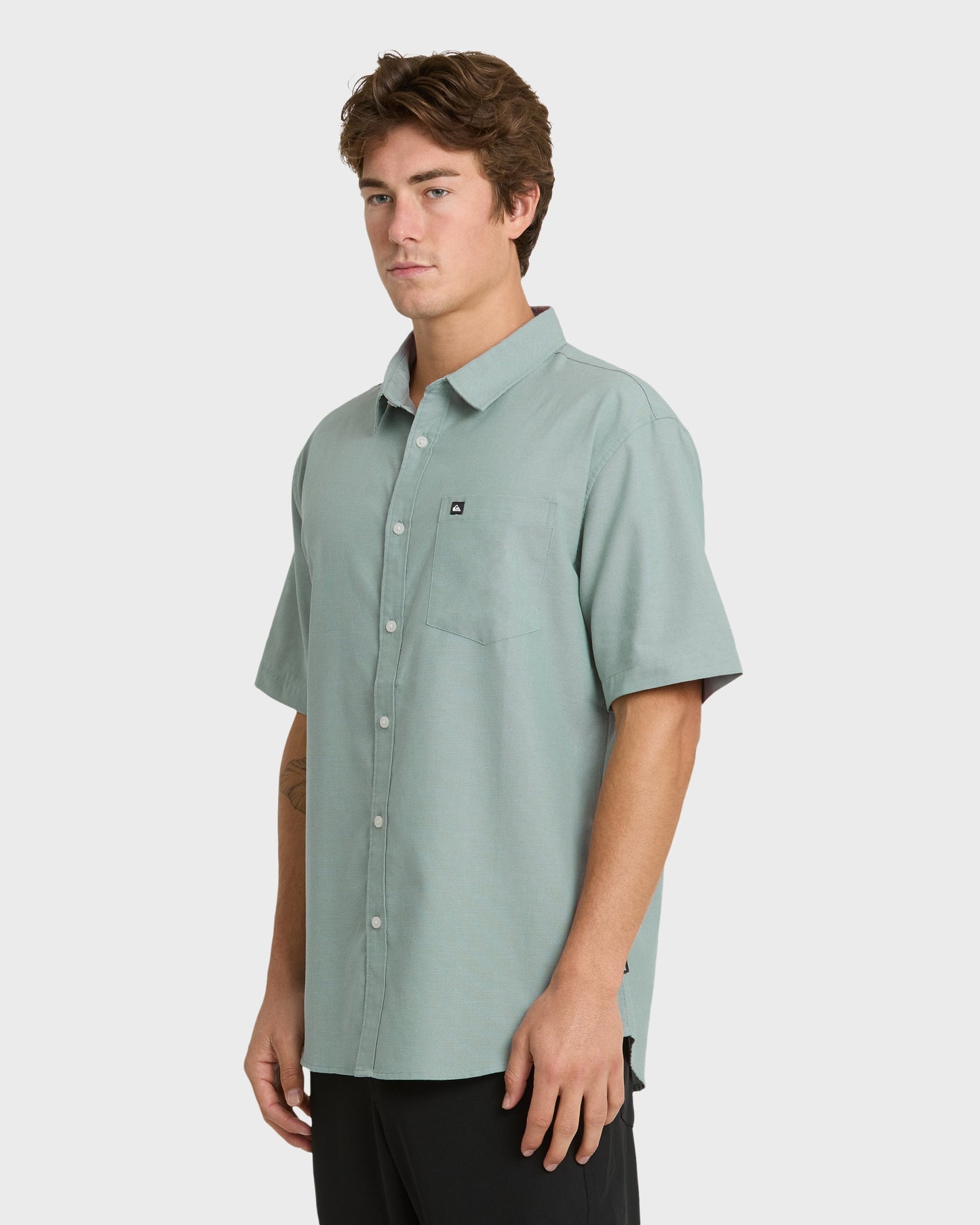 Shoreline Classic Short Sleeve Shirt - Chinois Green Chinois Green Quick Silver