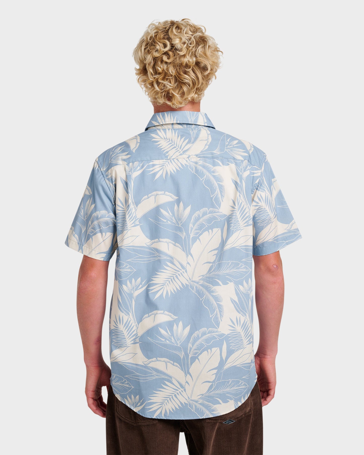 Kahanu Classic Short Sleeve Shirt - Ashley Blue Ashley Blue Quick Silver