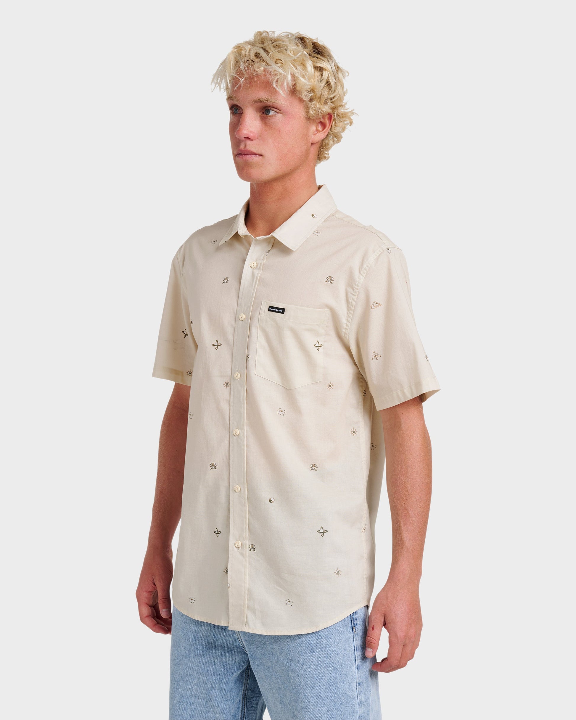 Mini Dimensions Classic Short Sleeve Shirt - Silver Birch Silver Birch Quick Silver