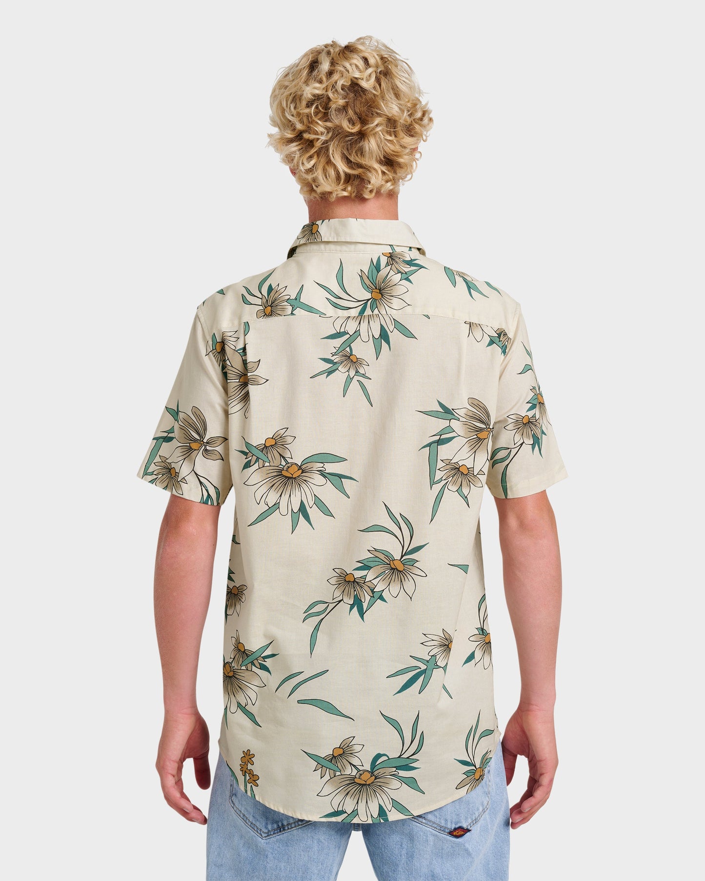 Costal Flora Classic Short Sleeve Shirt - Moonstruck Moonstruck Quick Silver