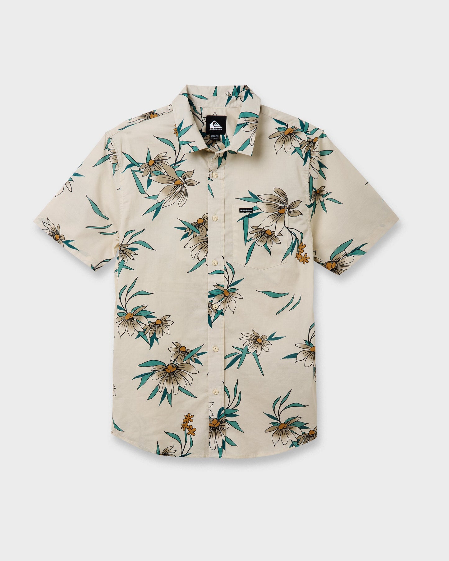 Costal Flora Classic Short Sleeve Shirt - Moonstruck Moonstruck Quick Silver