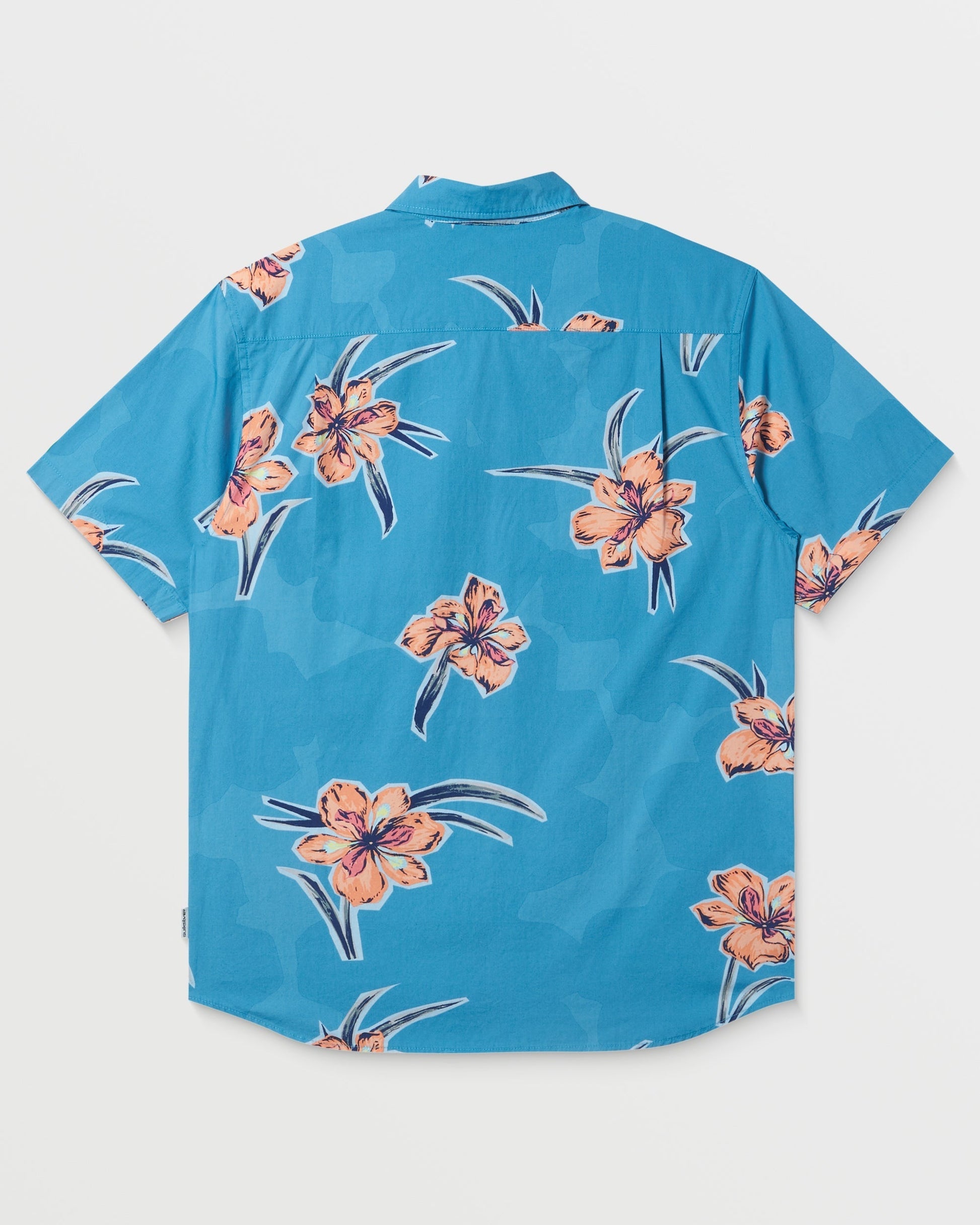 Apero Organic Classics Short Sleeve Shirt - Navagio Bay Print Navagio Bay Print Quick Silver