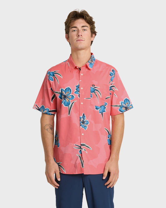 Apero Organic Classics Short Sleeve Shirt - Strawberry Print Strawberry Print Quick Silver