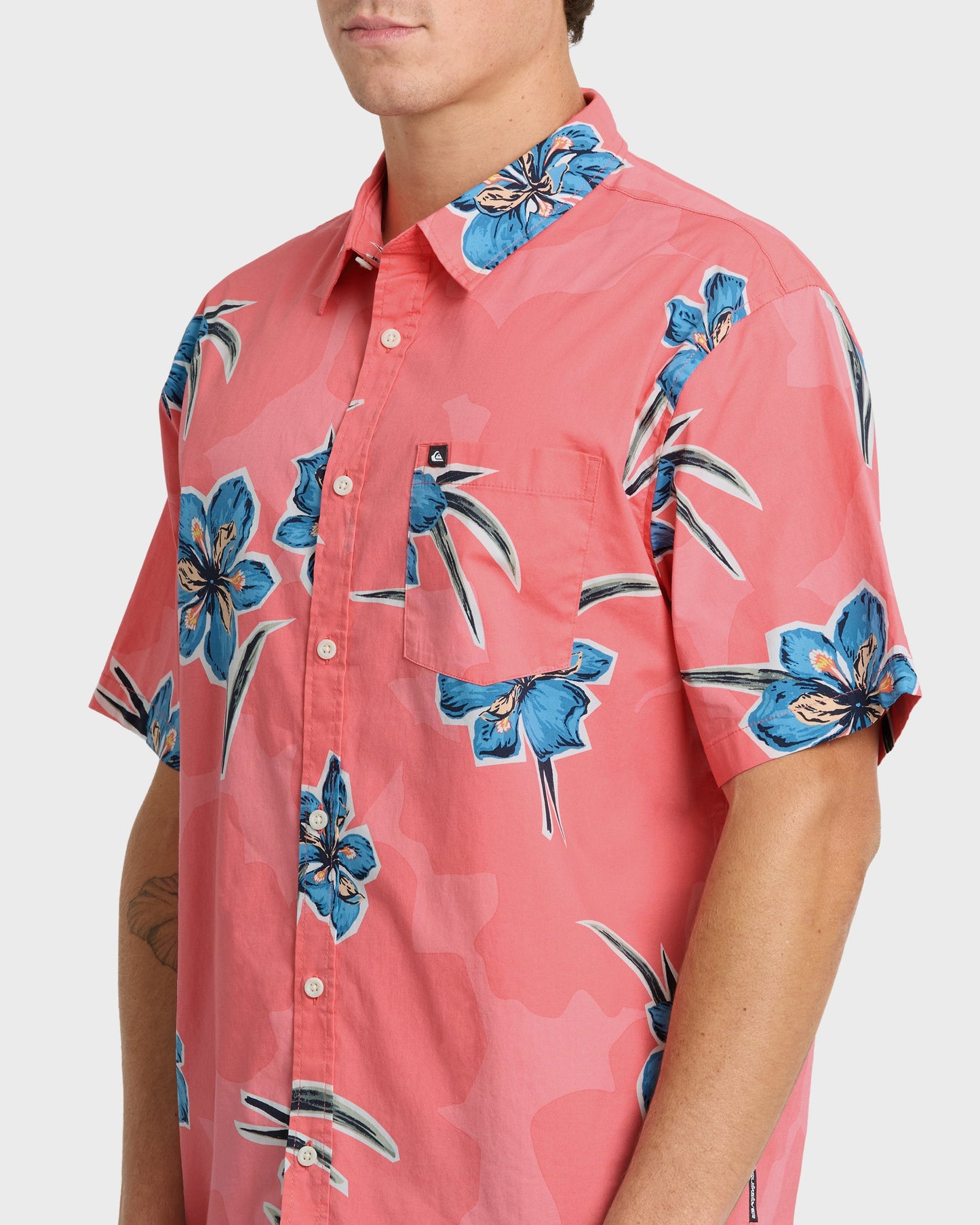 Apero Organic Classics Short Sleeve Shirt - Strawberry Print Strawberry Print Quick Silver