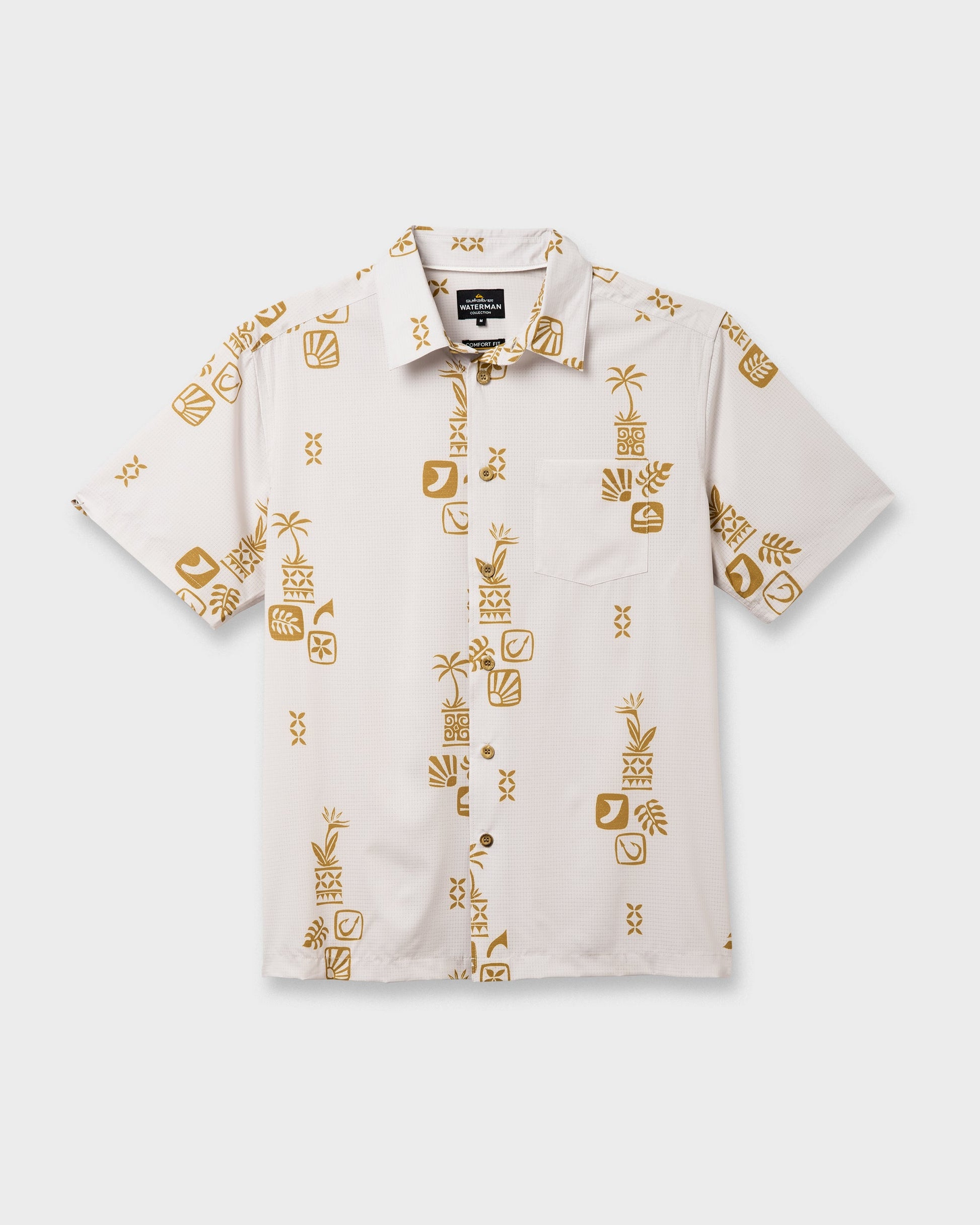 Waterman Mystic Fin Shirt - Moonbeam Moonbeam Quick Silver