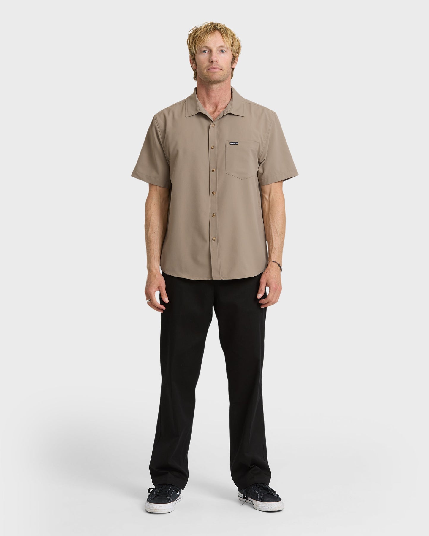 Allport Classic Short Sleeve Shirt - Fallen Rock Fallen Rock Quick Silver