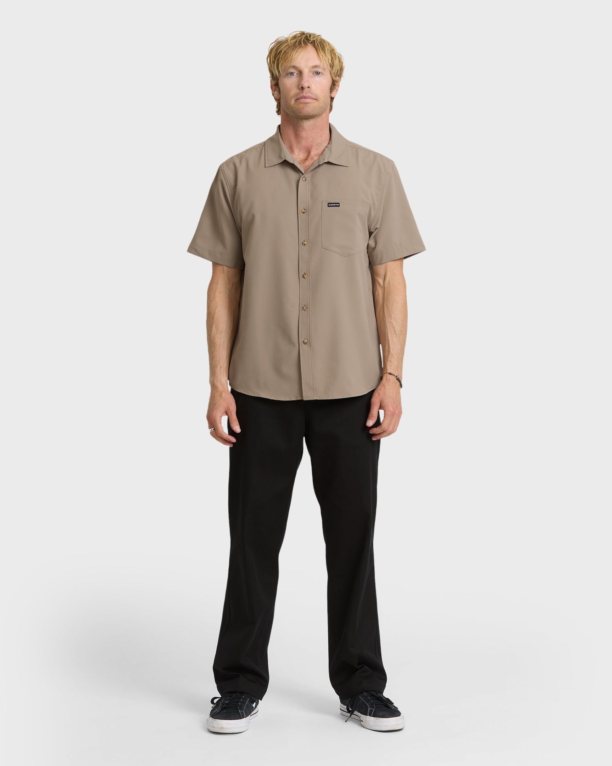 Allport Classic Short Sleeve Shirt - Fallen Rock Fallen Rock Quick Silver