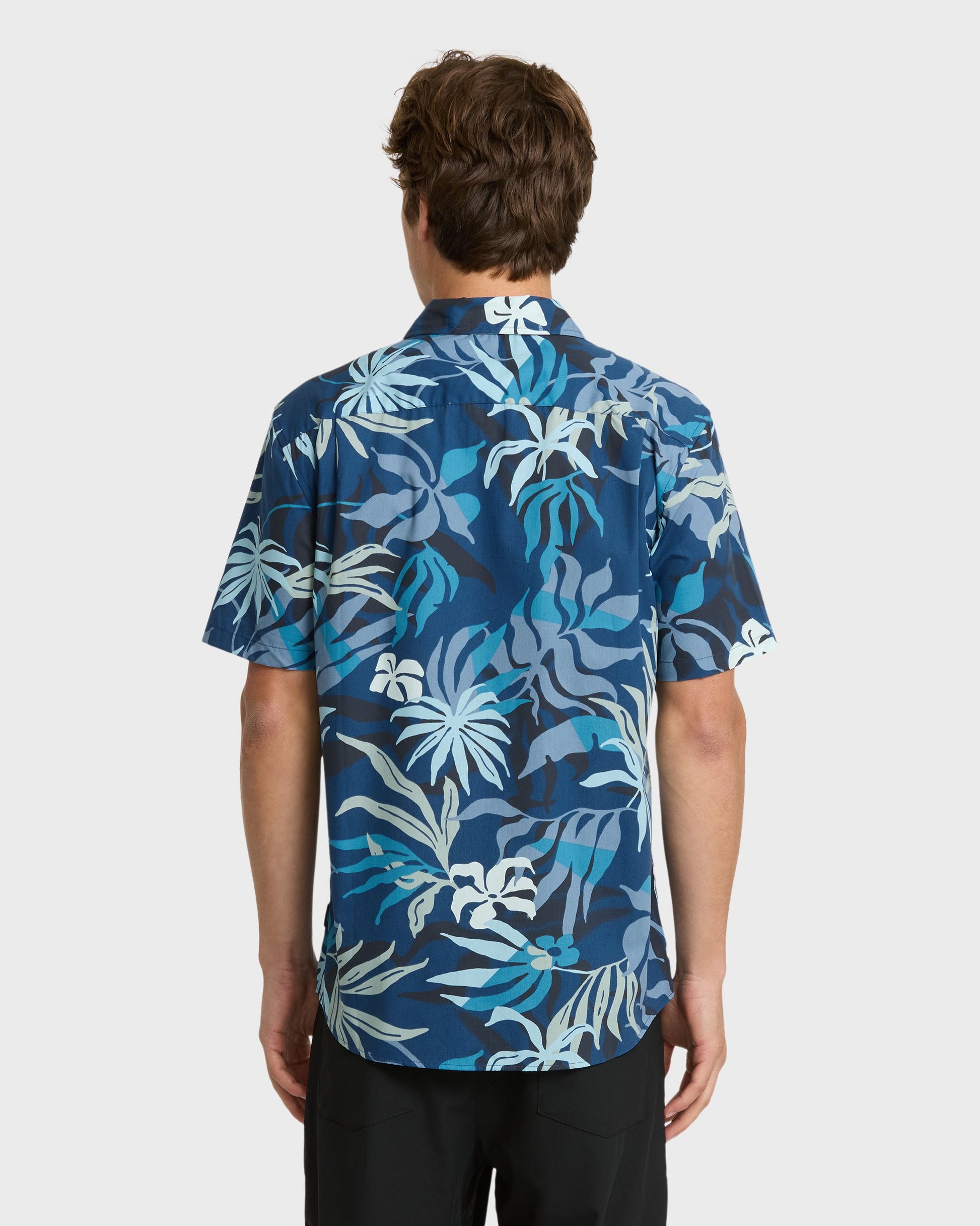 Blueweed Classic Short Sleeve Shirt - Navy Navy Quick Silver