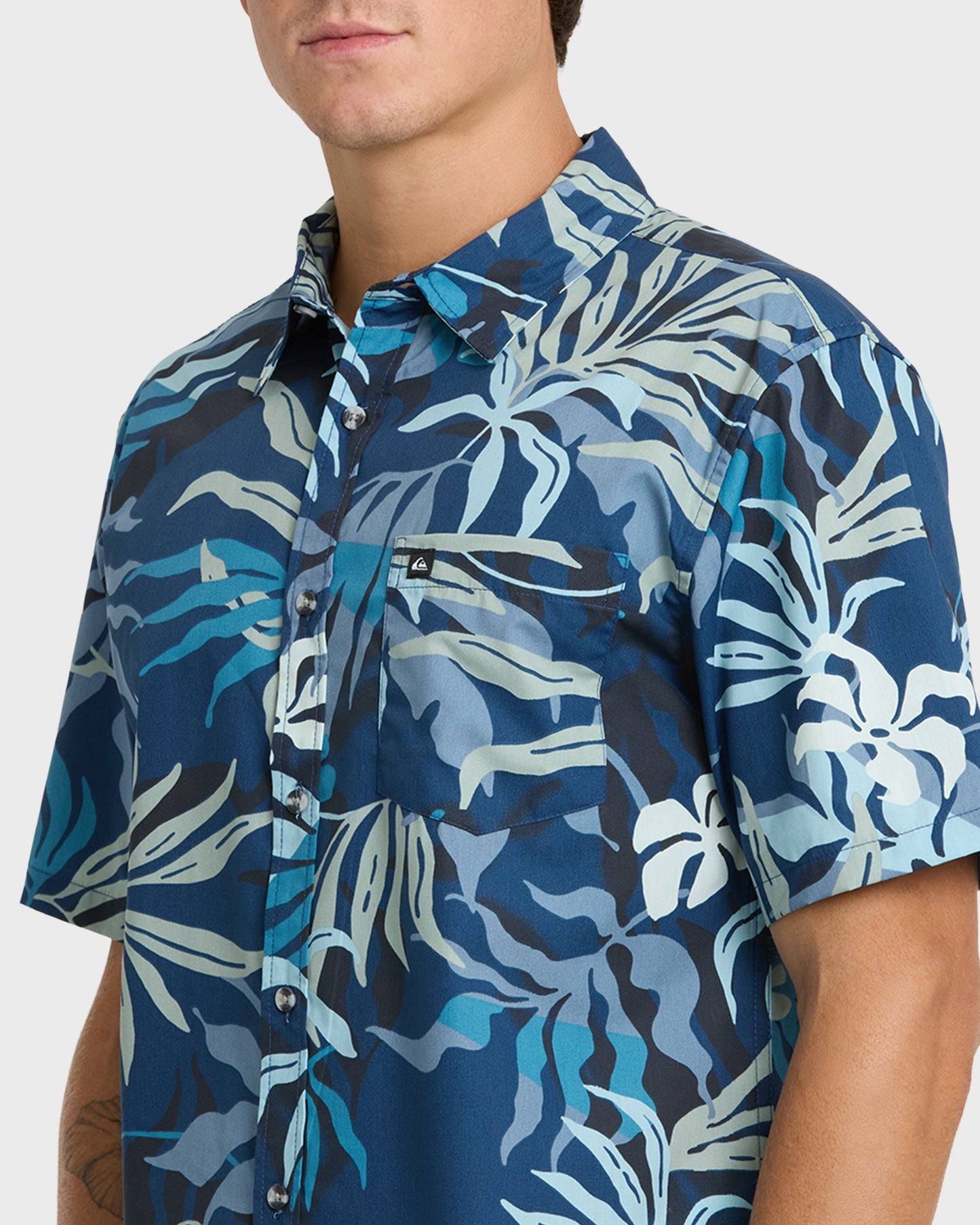 Blueweed Classic Short Sleeve Shirt - Navy Navy Quick Silver