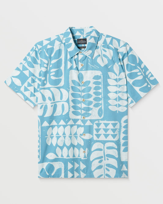 Waterman Turtle Island Shirt - Reef Waters Print Reef Waters Print Quick Silver