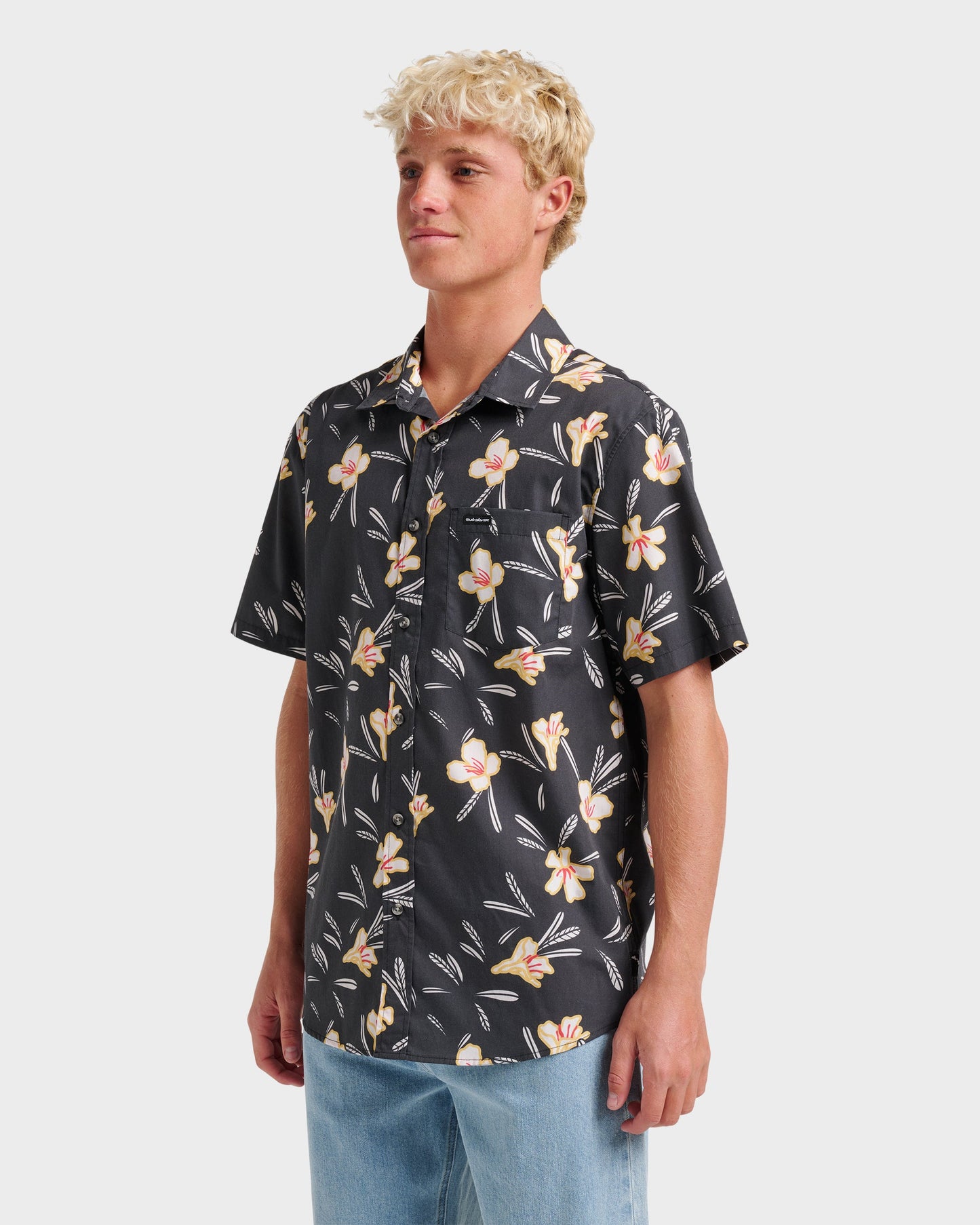 Kaneohe Classic Short Sleeve Shirt - Phantom Phantom Quick Silver
