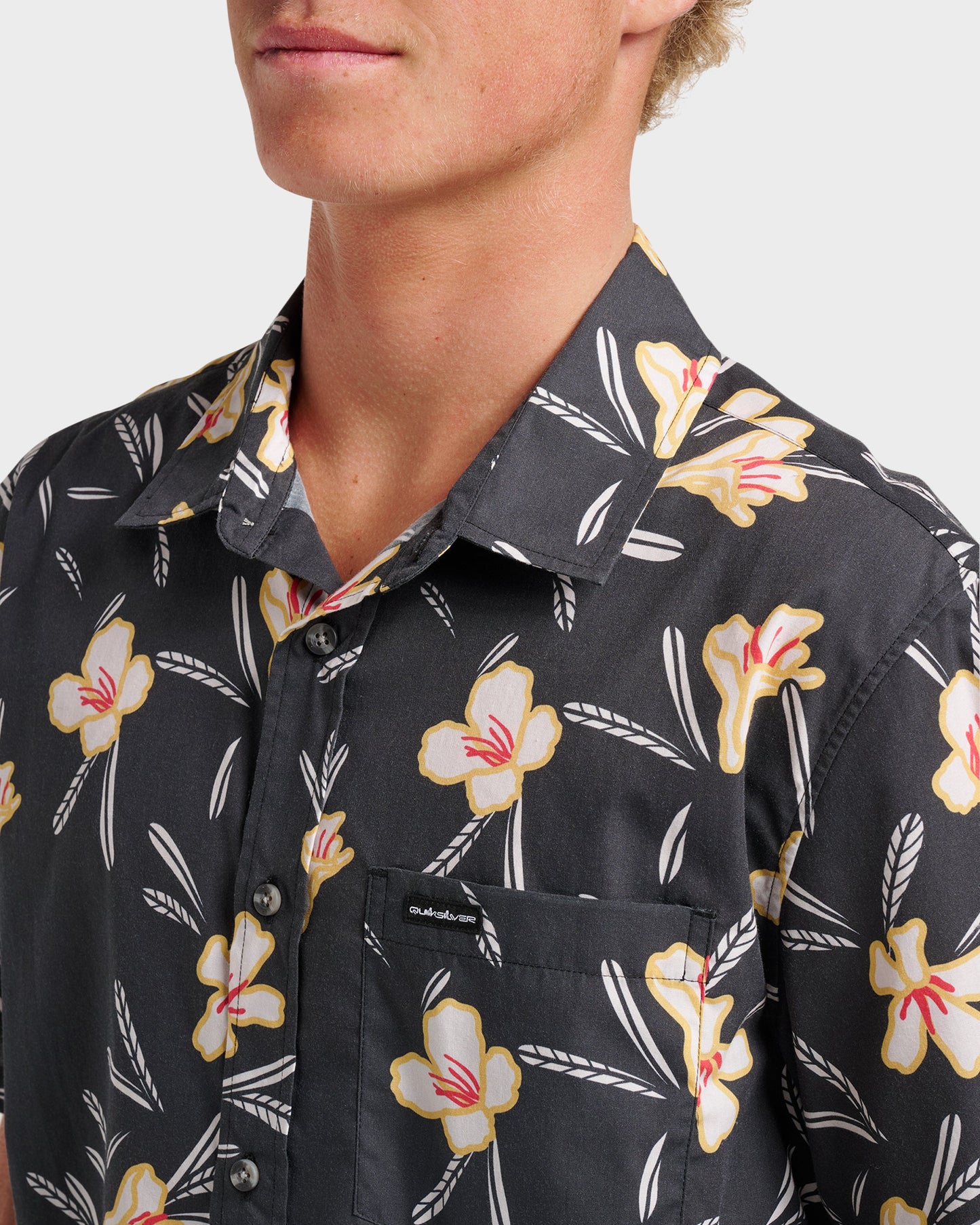 Kaneohe Classic Short Sleeve Shirt - Phantom Phantom Quick Silver