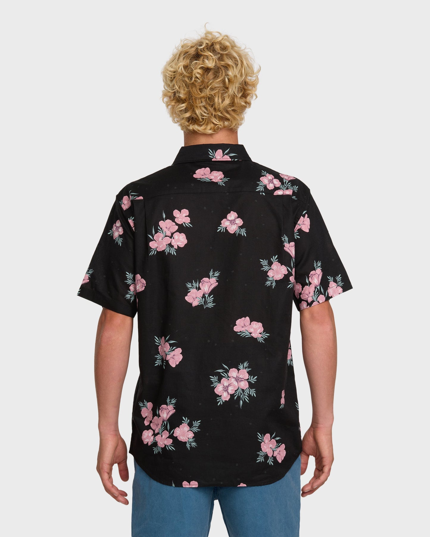 Habitats Classic Short Sleeve Shirt - Black Black Quick Silver