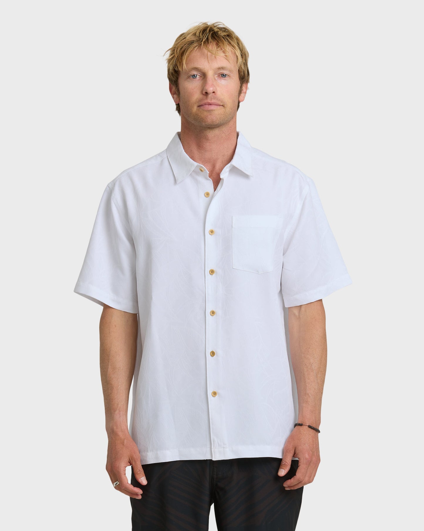 Waterman Island Jungle Shirt - White White Quick Silver