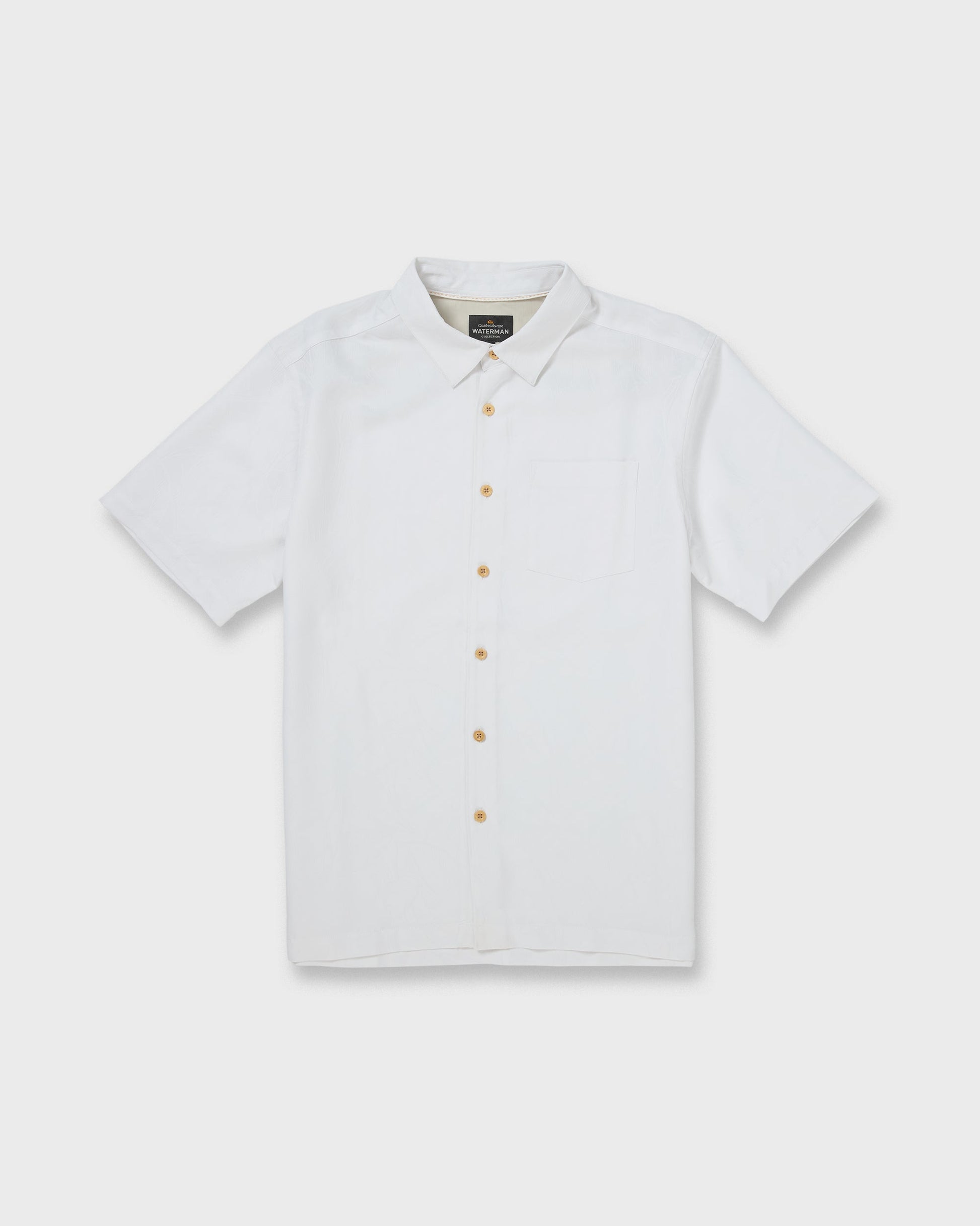 Waterman Island Jungle Shirt - White White Quick Silver