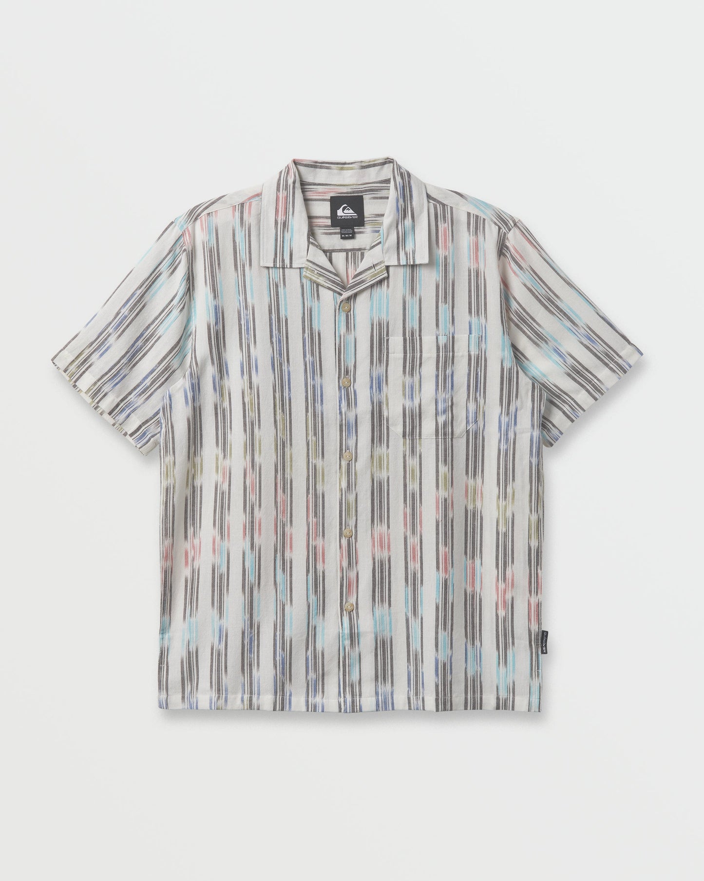Space Dye Casual Short Sleeve Shirt - Off White Off White Quick Silver