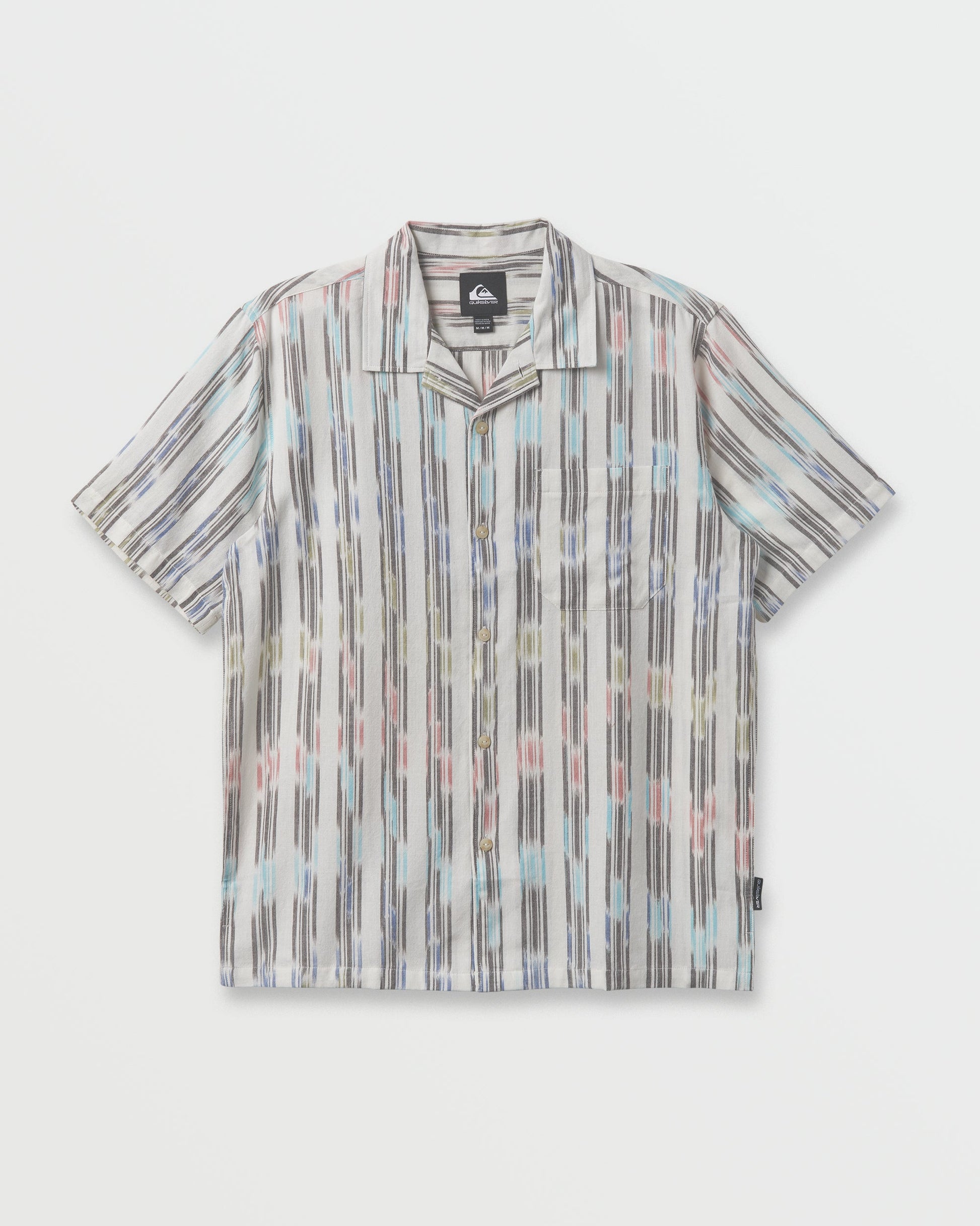 Space Dye Casual Short Sleeve Shirt - Off White Off White Quick Silver