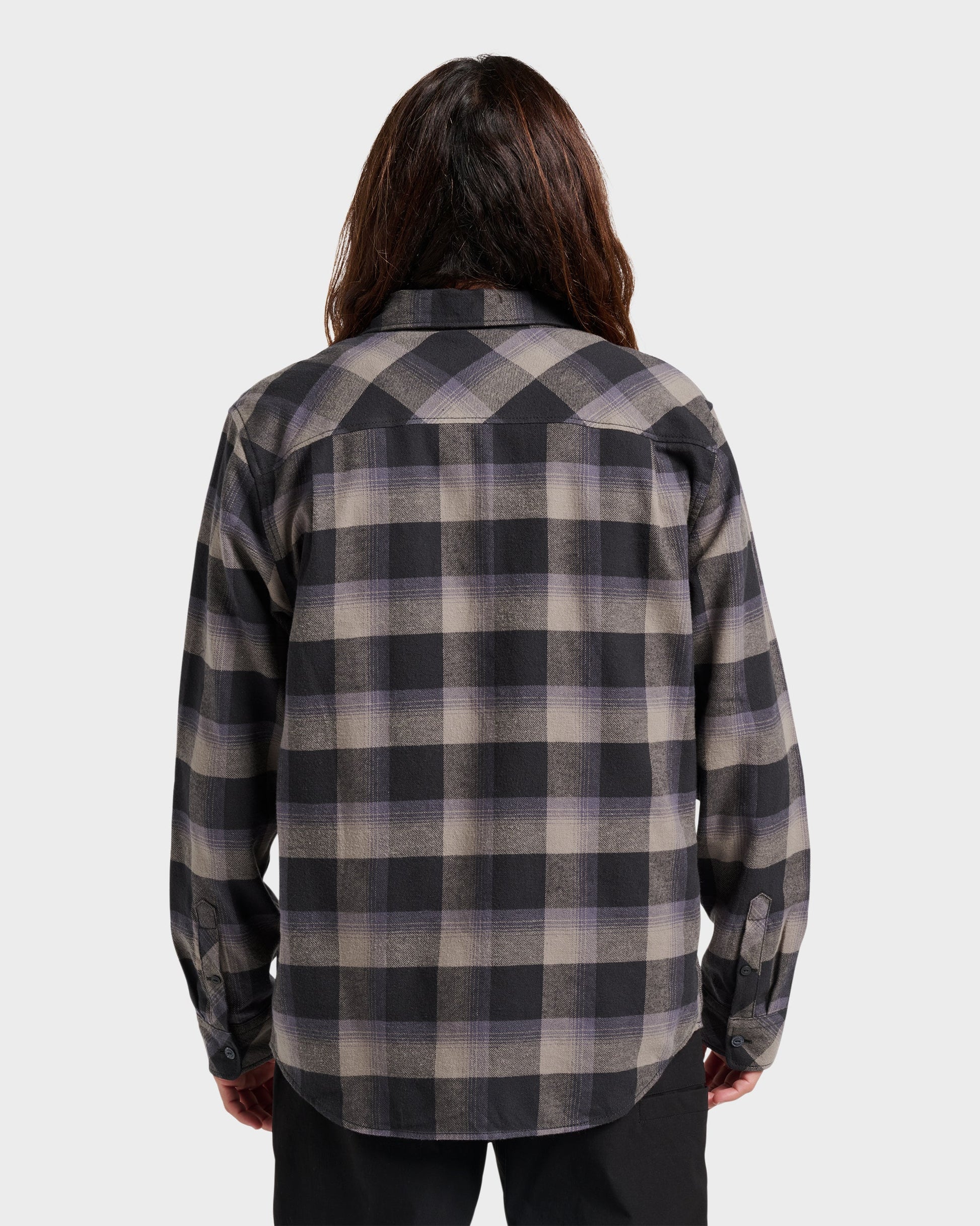 Penmar Check Flannel Shirt - Phantom Phantom Quick Silver