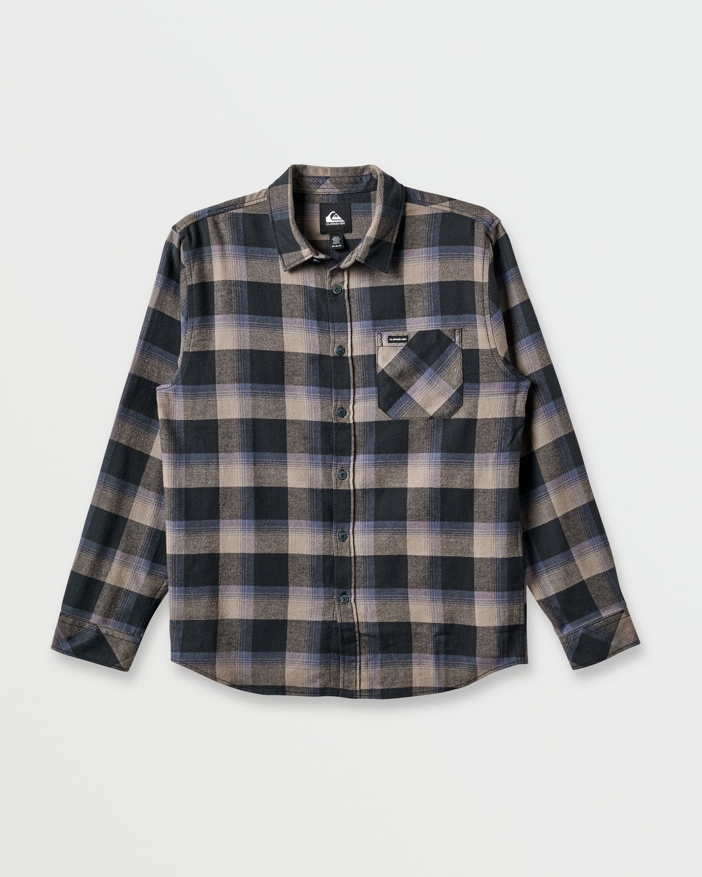 Penmar Check Flannel Shirt - Phantom Phantom Quick Silver