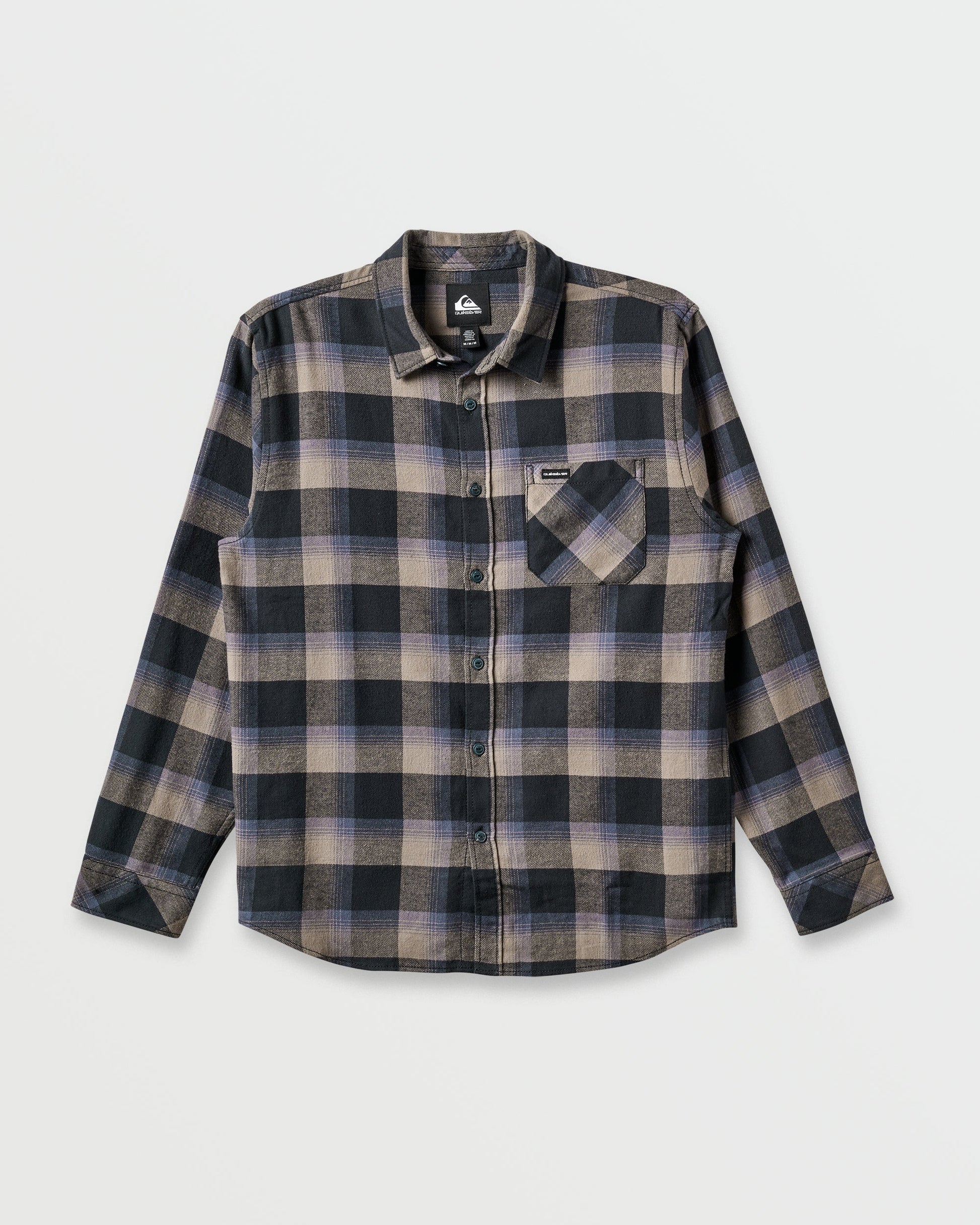 Penmar Check Flannel Shirt - Phantom Phantom Quick Silver