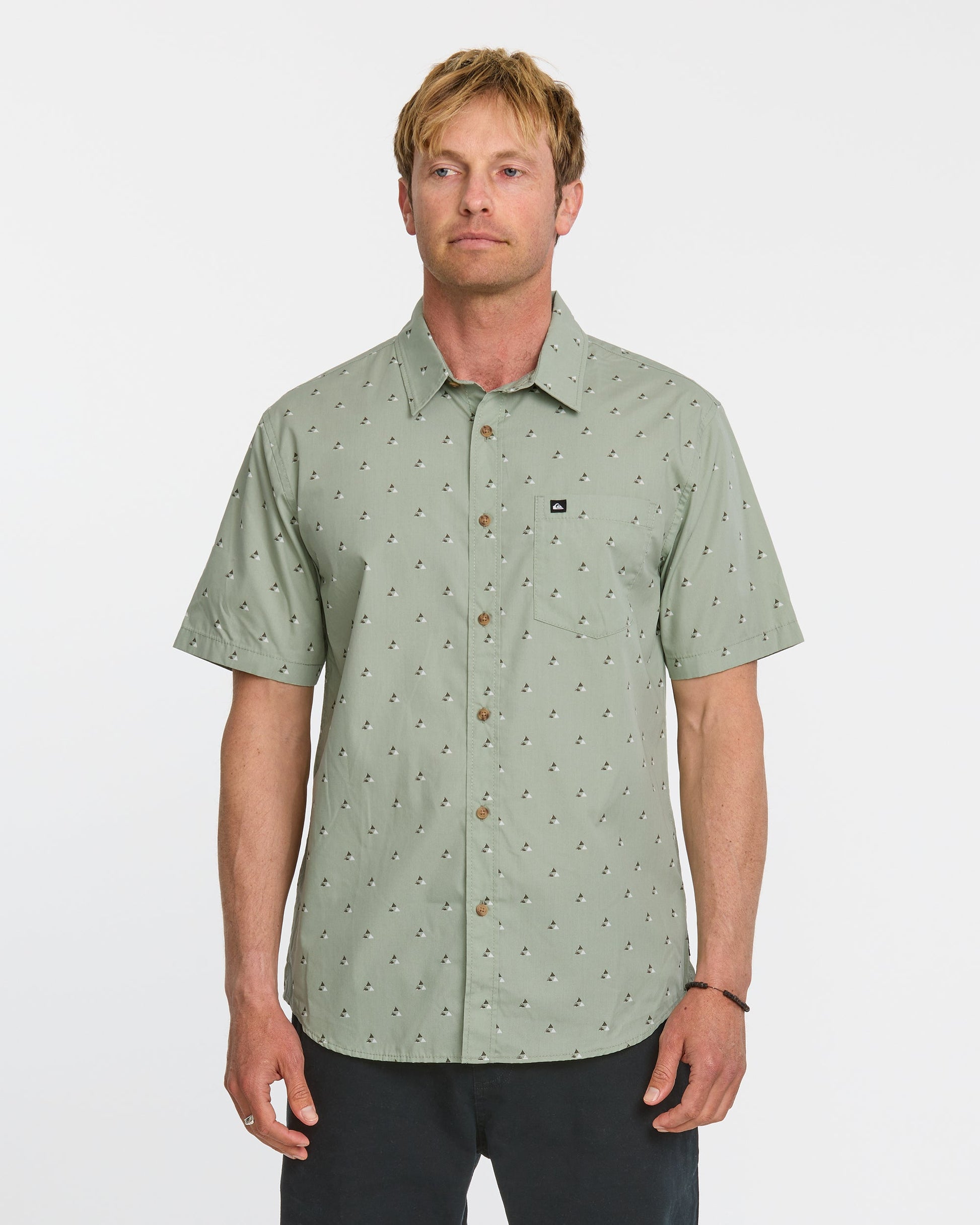 Kapu Mini Classics Short Sleeve Shirt - Herb Herb Quick Silver