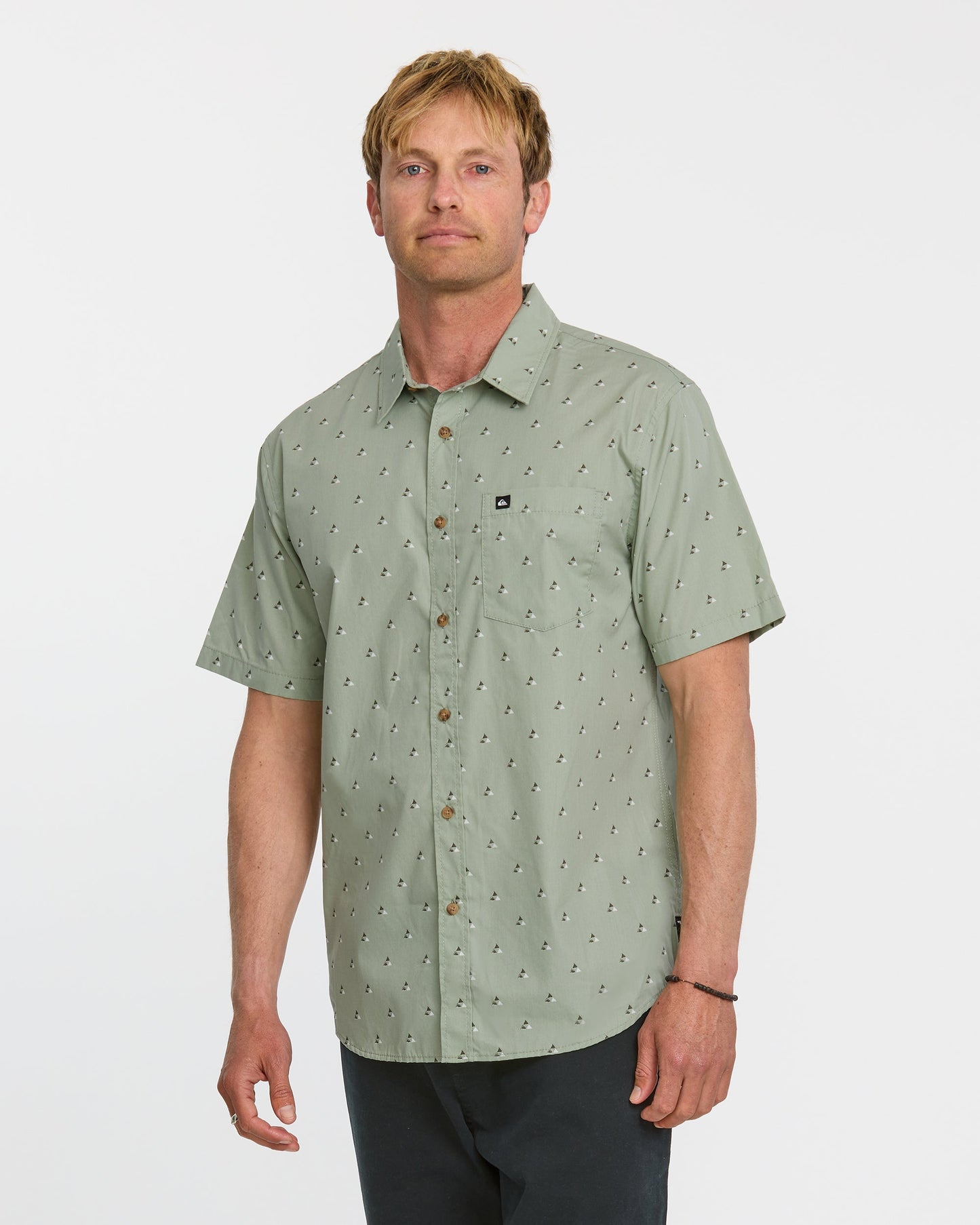 Kapu Mini Classics Short Sleeve Shirt - Herb Herb Quick Silver