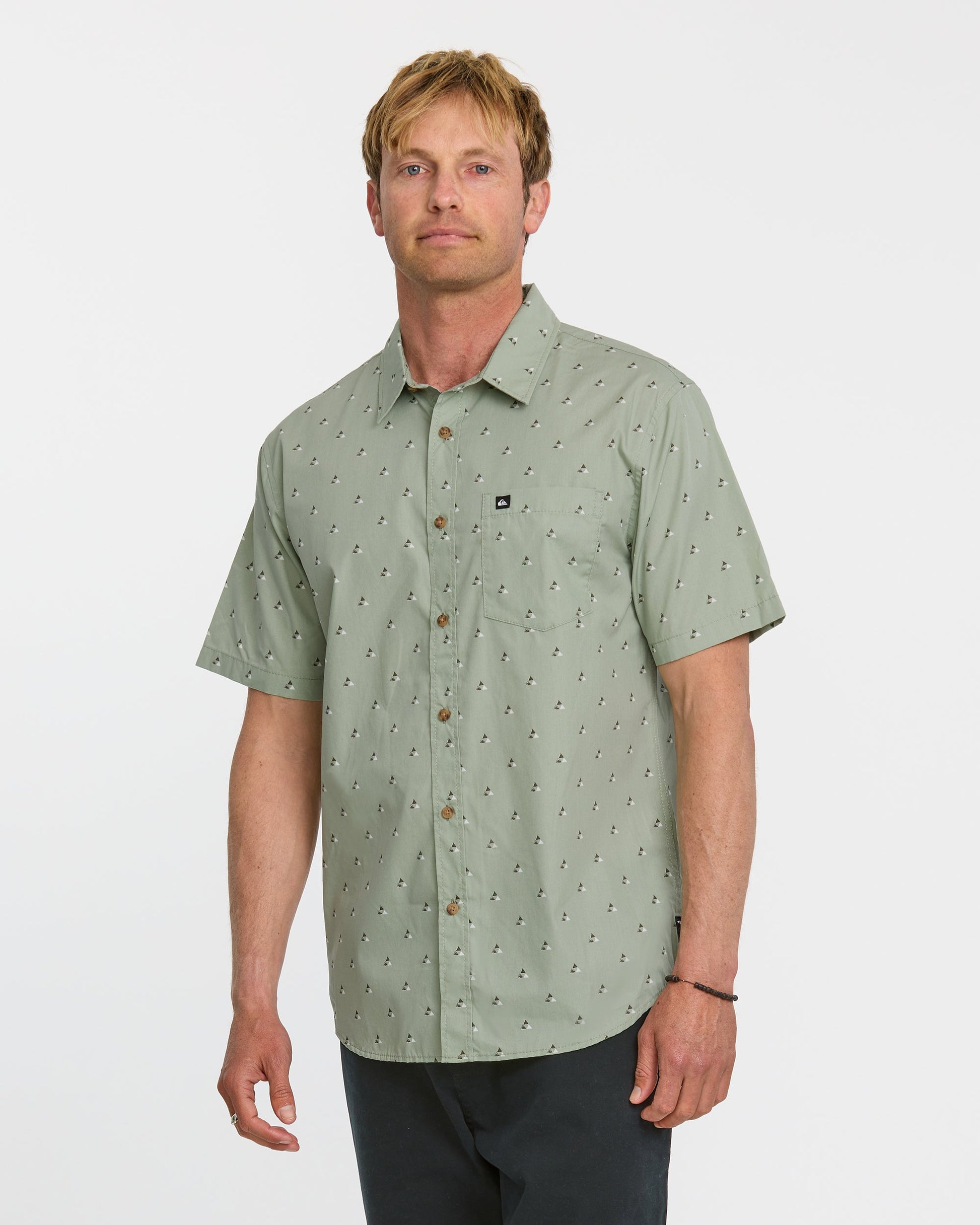 Kapu Mini Classics Short Sleeve Shirt - Herb Herb Quick Silver