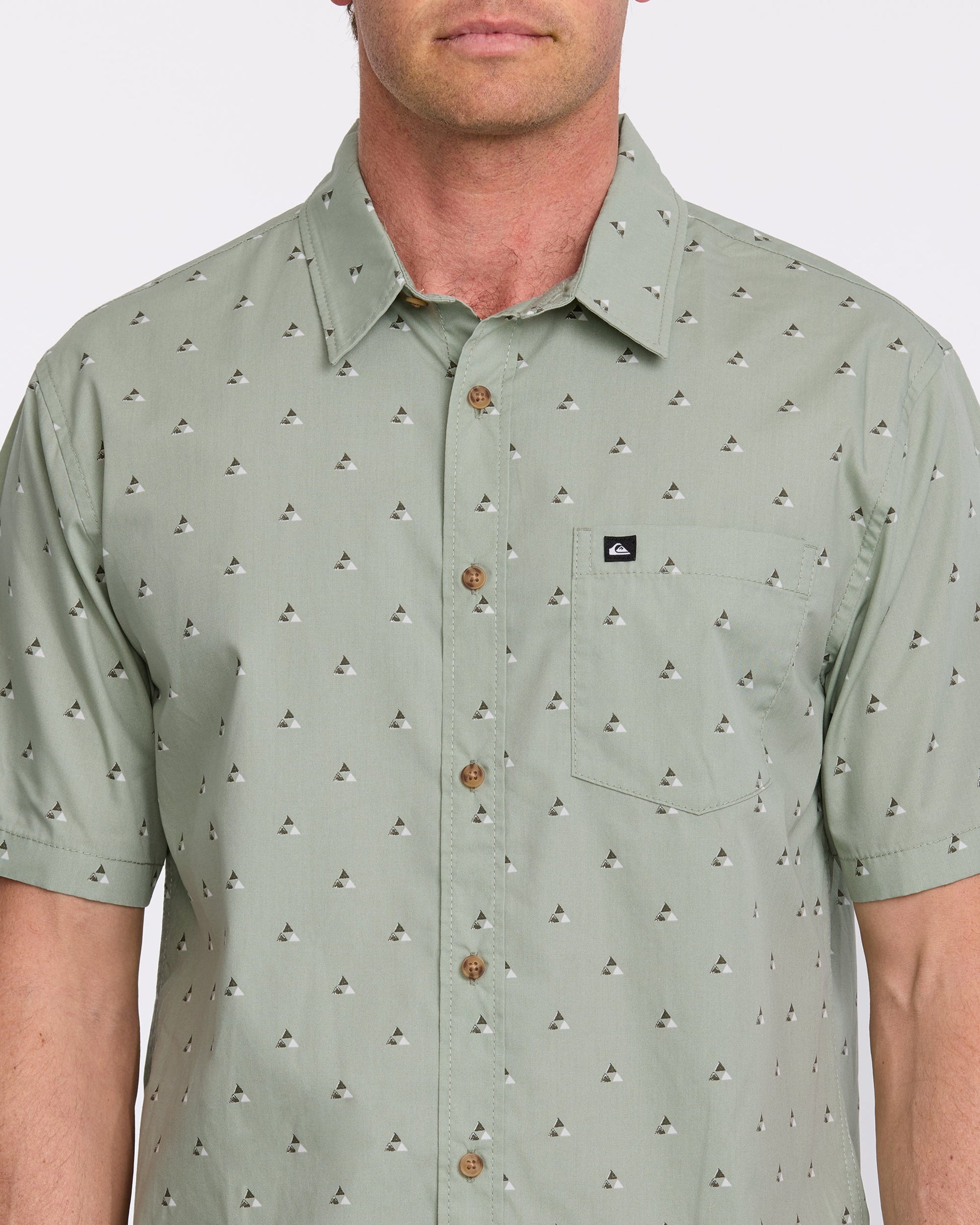 Kapu Mini Classics Short Sleeve Shirt - Herb Herb Quick Silver