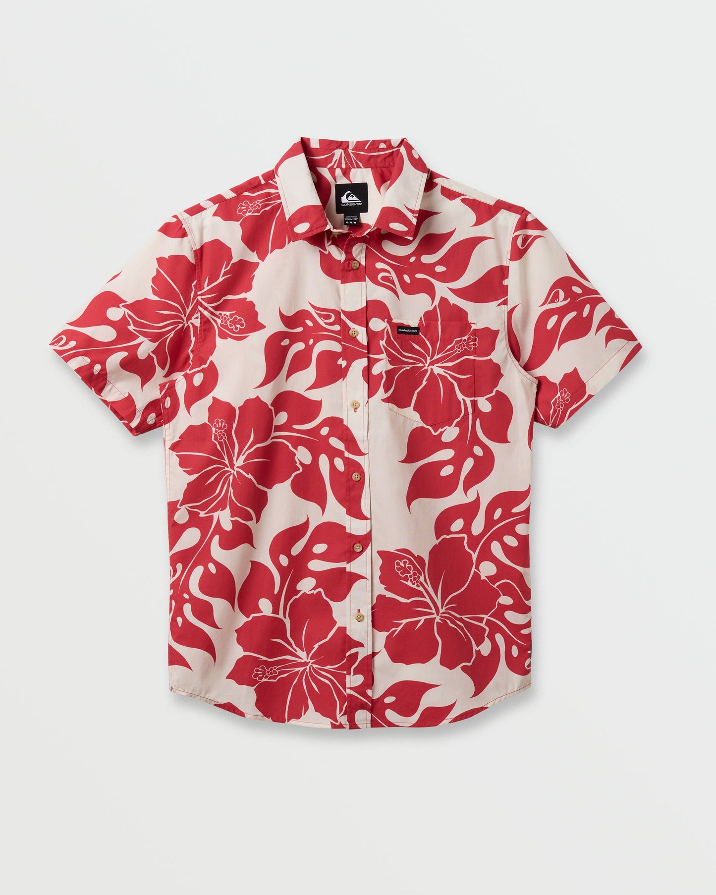 Oceanview Classic Short Sleeve Shirt - Mineral Red Mineral Red Quick Silver