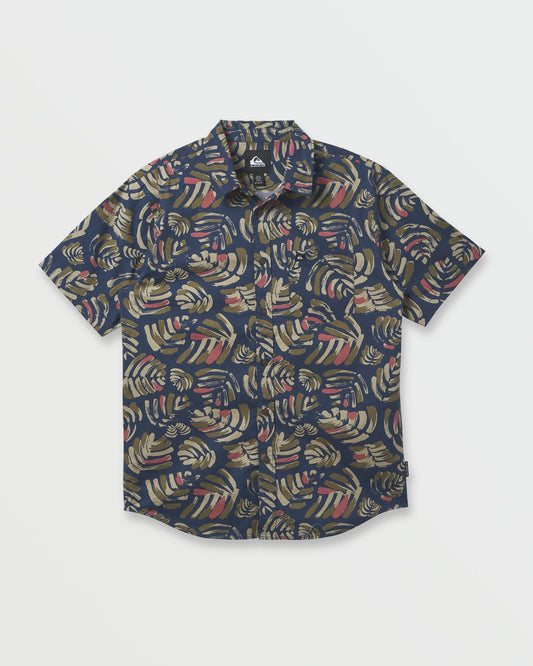 Shades Classic Stretch Short Sleeve Shirt - Eclipse Eclipse Quick Silver