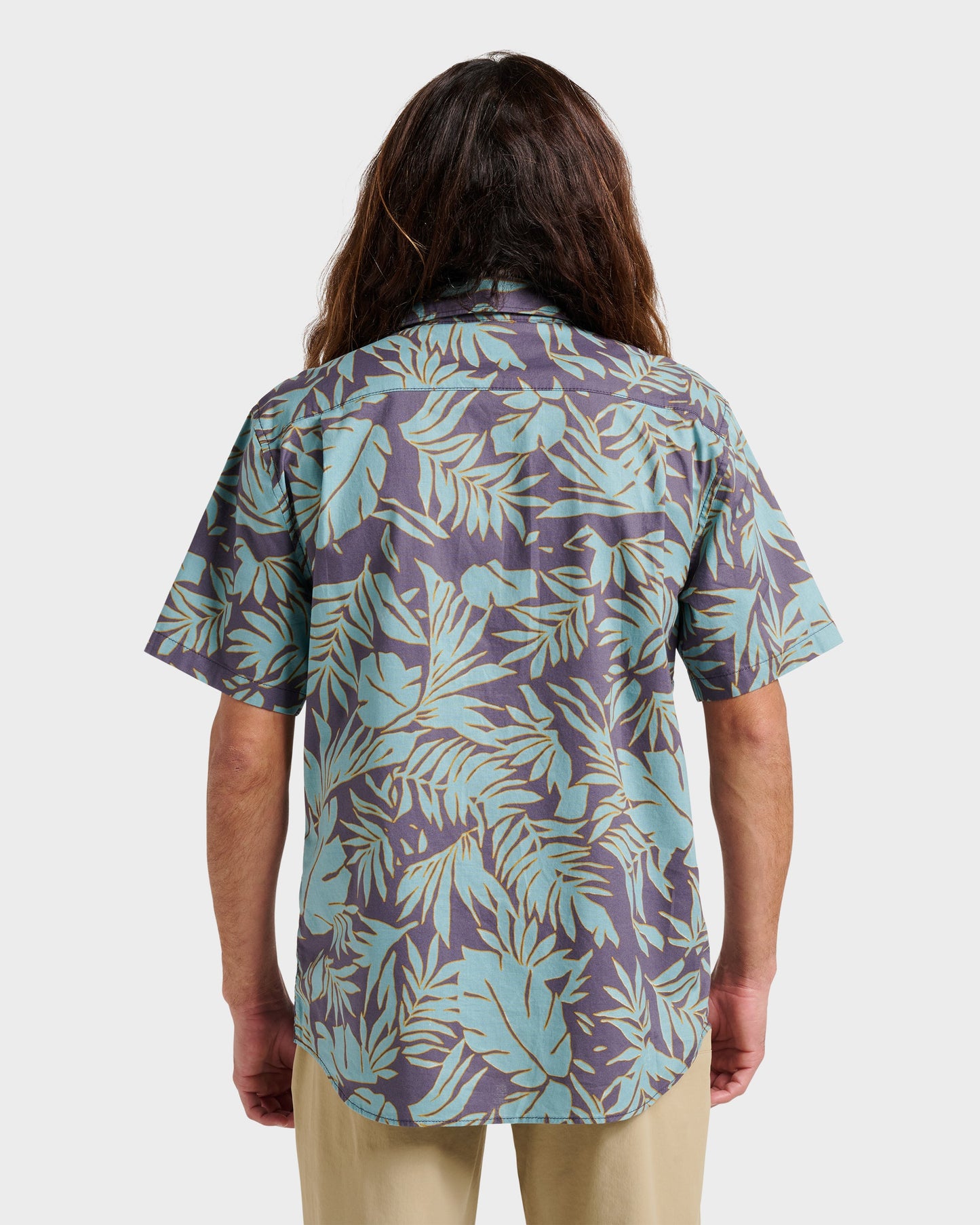 Palm Trip Classic Short Sleeve Shirt - Graystone Graystone Quick Silver