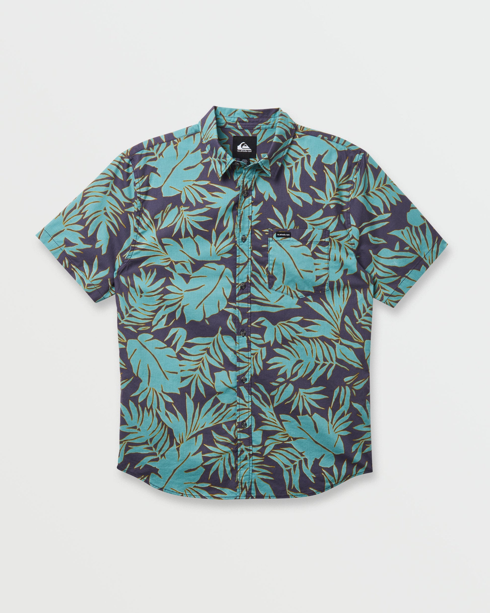 Palm Trip Classic Short Sleeve Shirt - Graystone Graystone Quick Silver