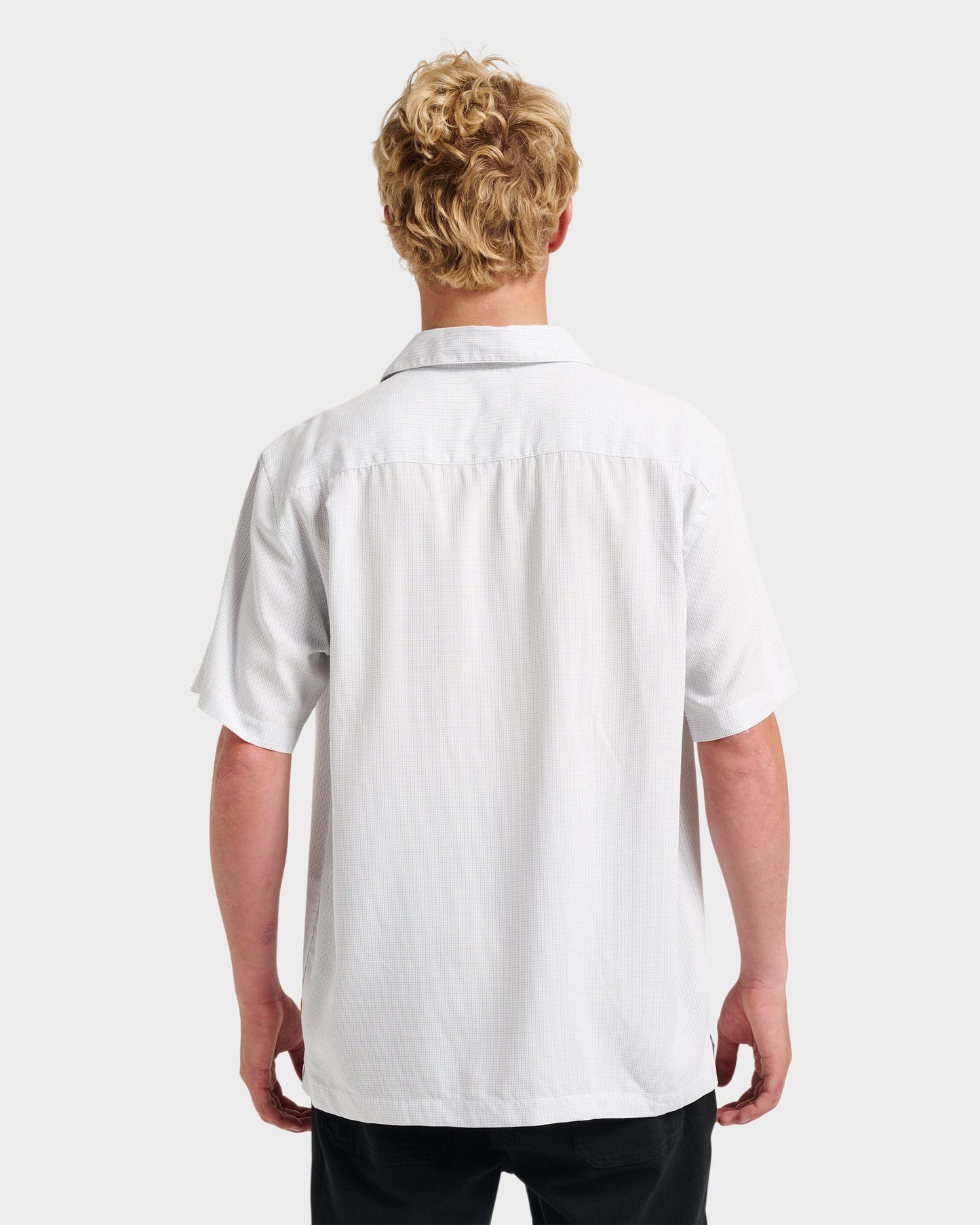 Waterman Check Out Shirt - White White Quick Silver