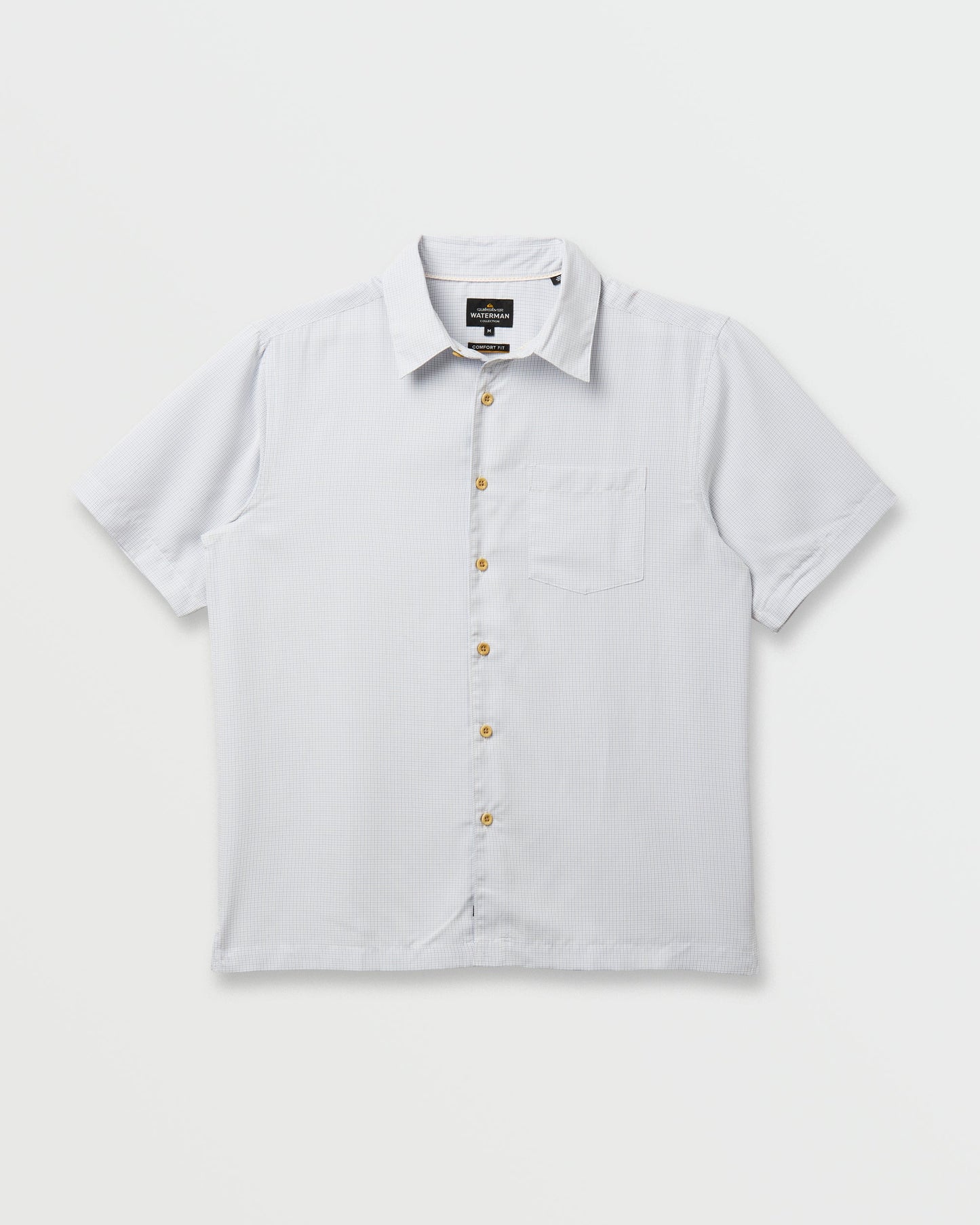 Waterman Check Out Shirt - White White Quick Silver