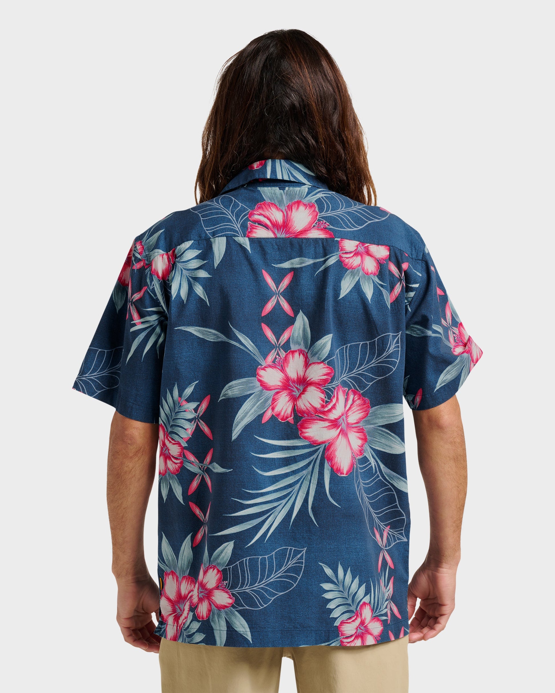 Waterman Playita Floral Shirt - Sargasso Sea Sargasso Sea Quick Silver