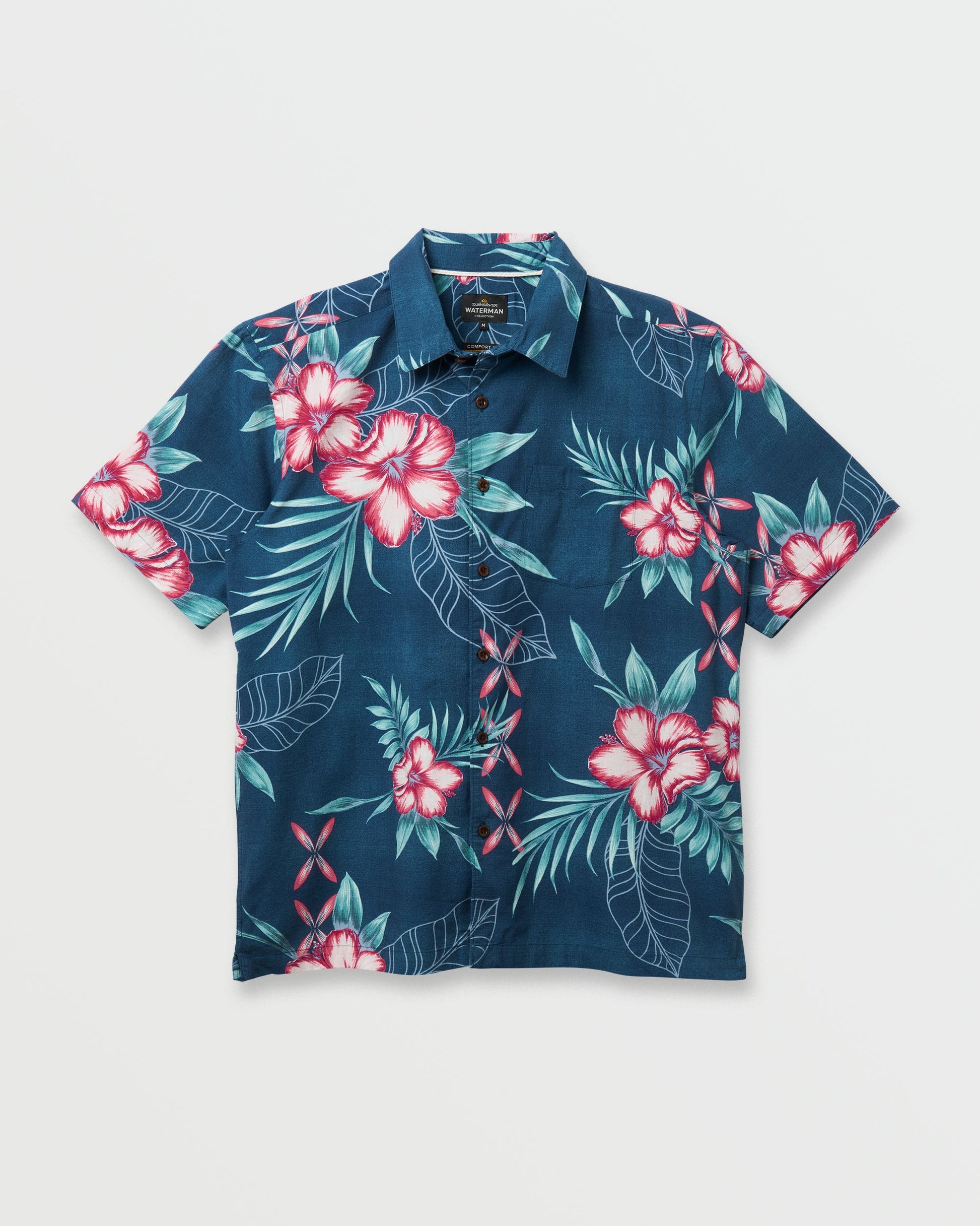 Waterman Playita Floral Shirt - Sargasso Sea Sargasso Sea Quick Silver