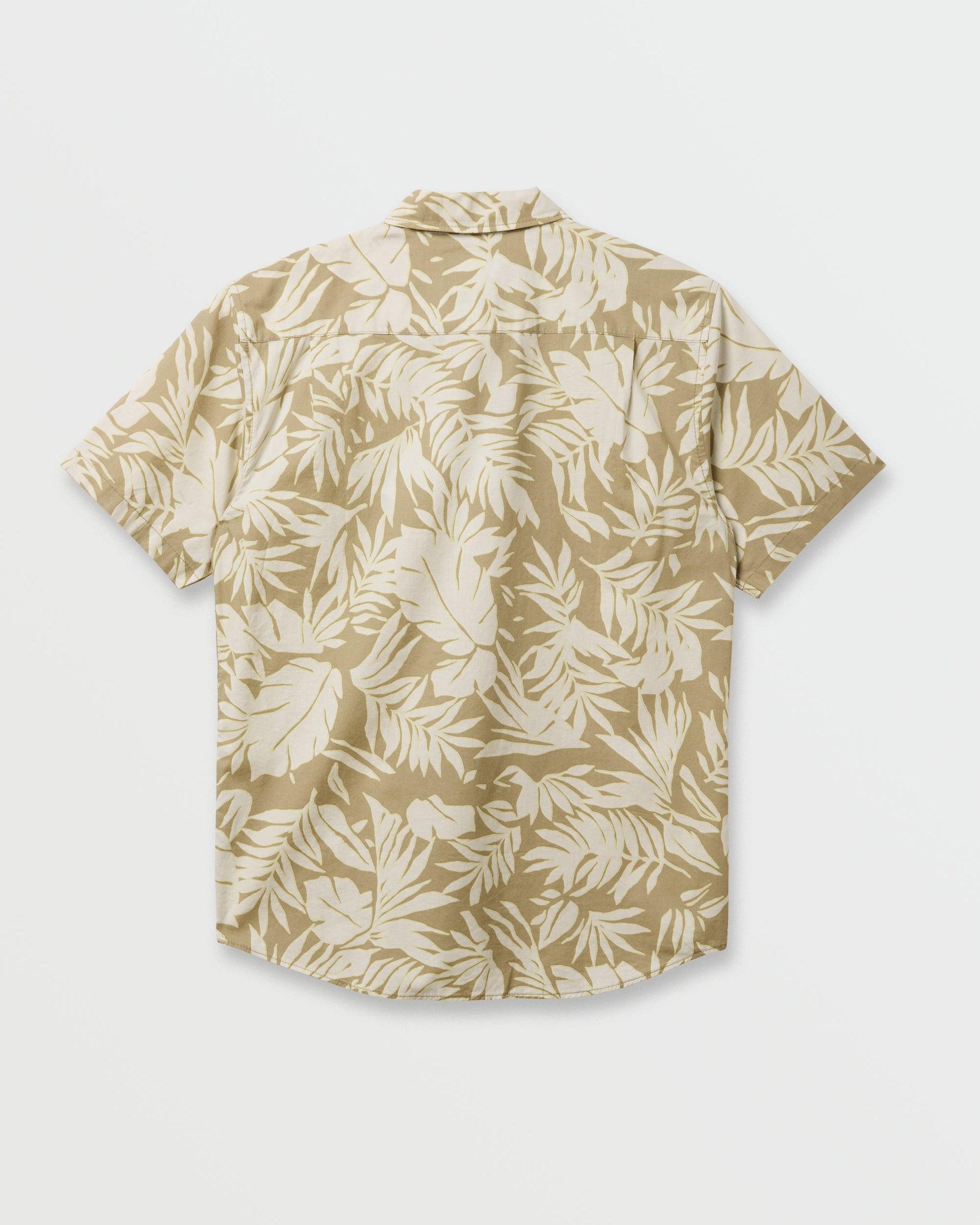 Palm Trip Classic Short Sleeve Shirt - Twill Twill Quick Silver