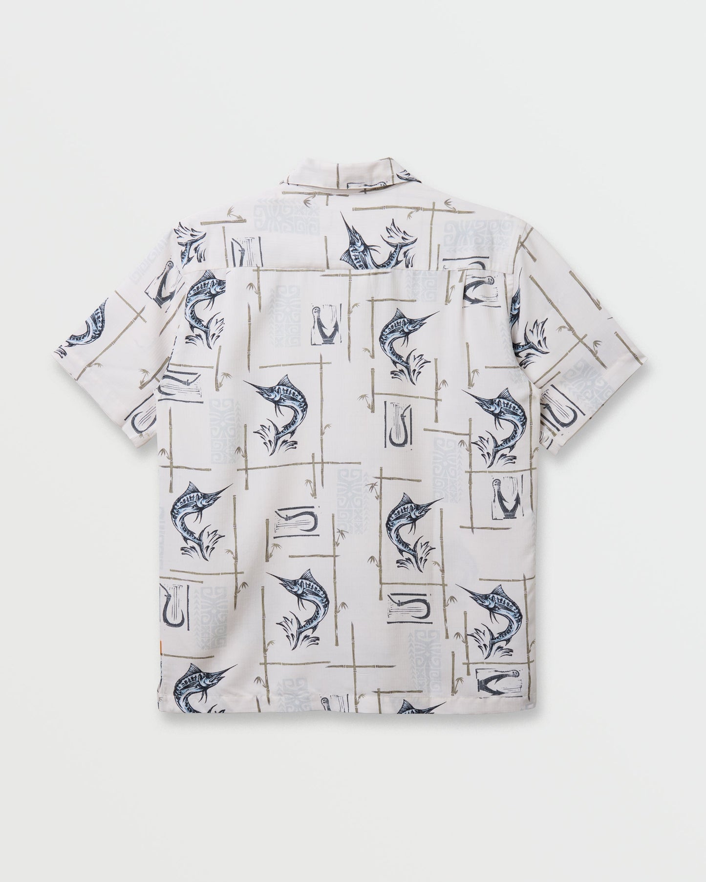 Waterman Big Day Short Sleeve Shirt - White White Quick Silver