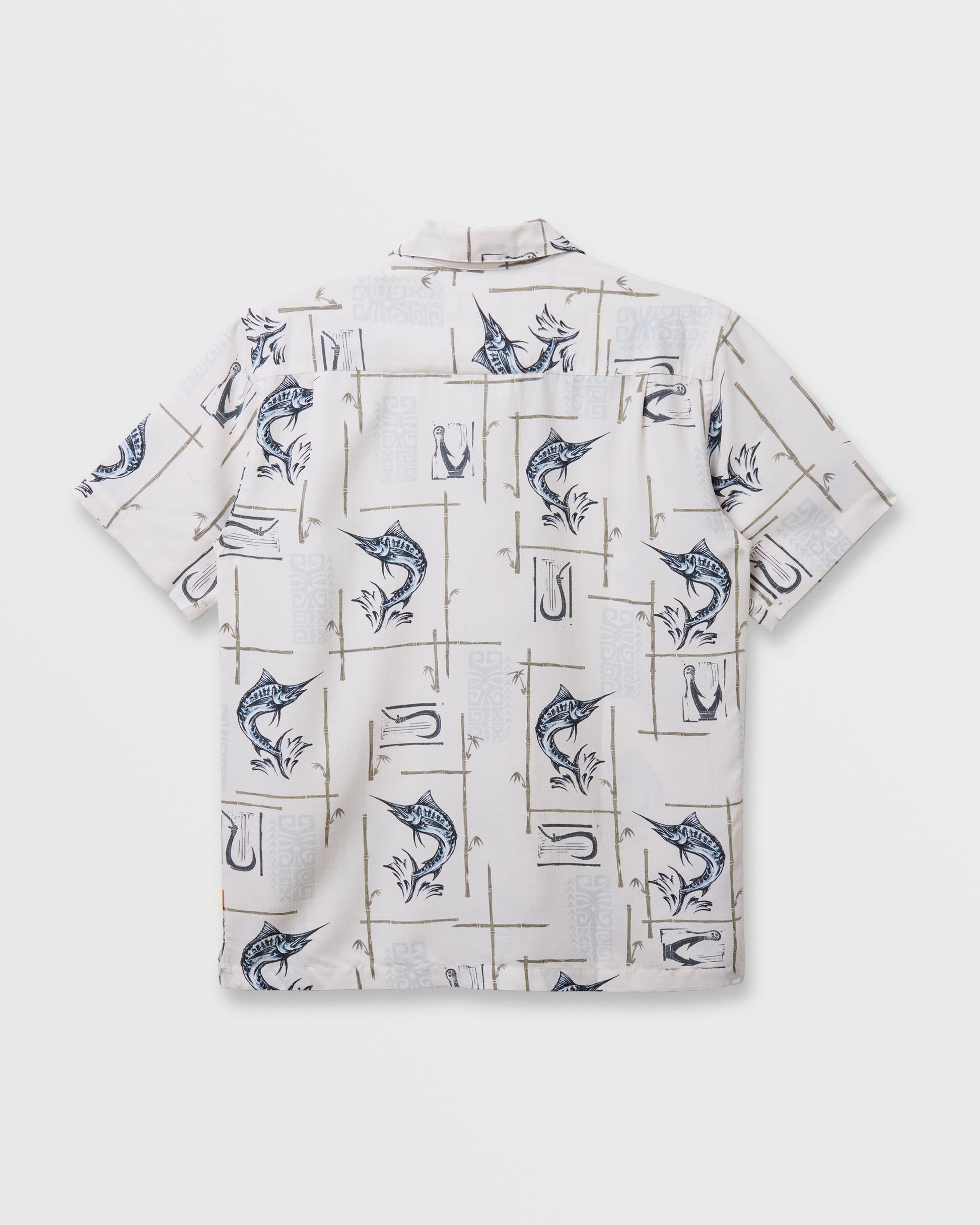 Waterman Big Day Short Sleeve Shirt - White White Quick Silver