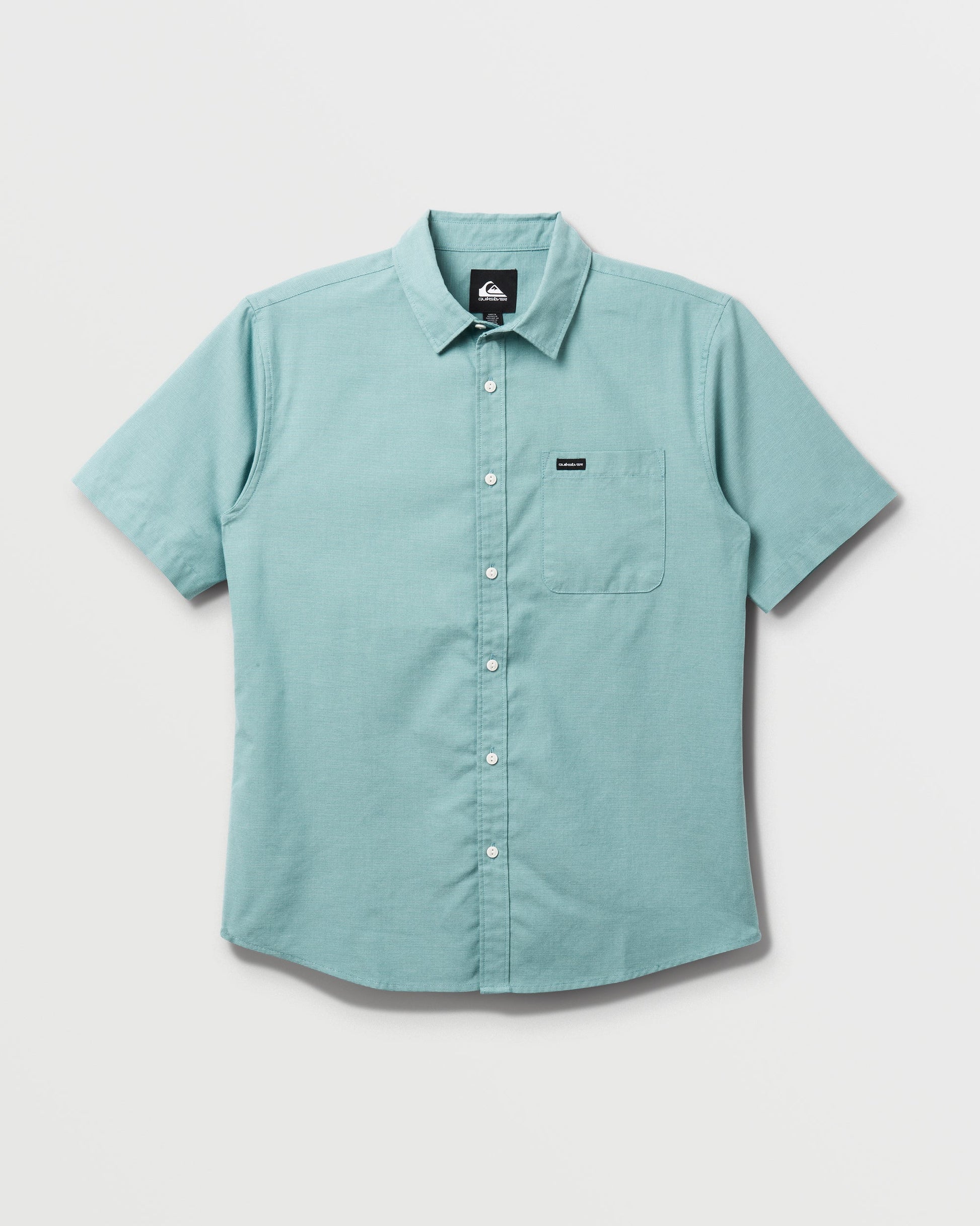 Shoreline Classic Short Sleeve Shirt - Dusty Turquoise Dusty Turquoise Quick Silver