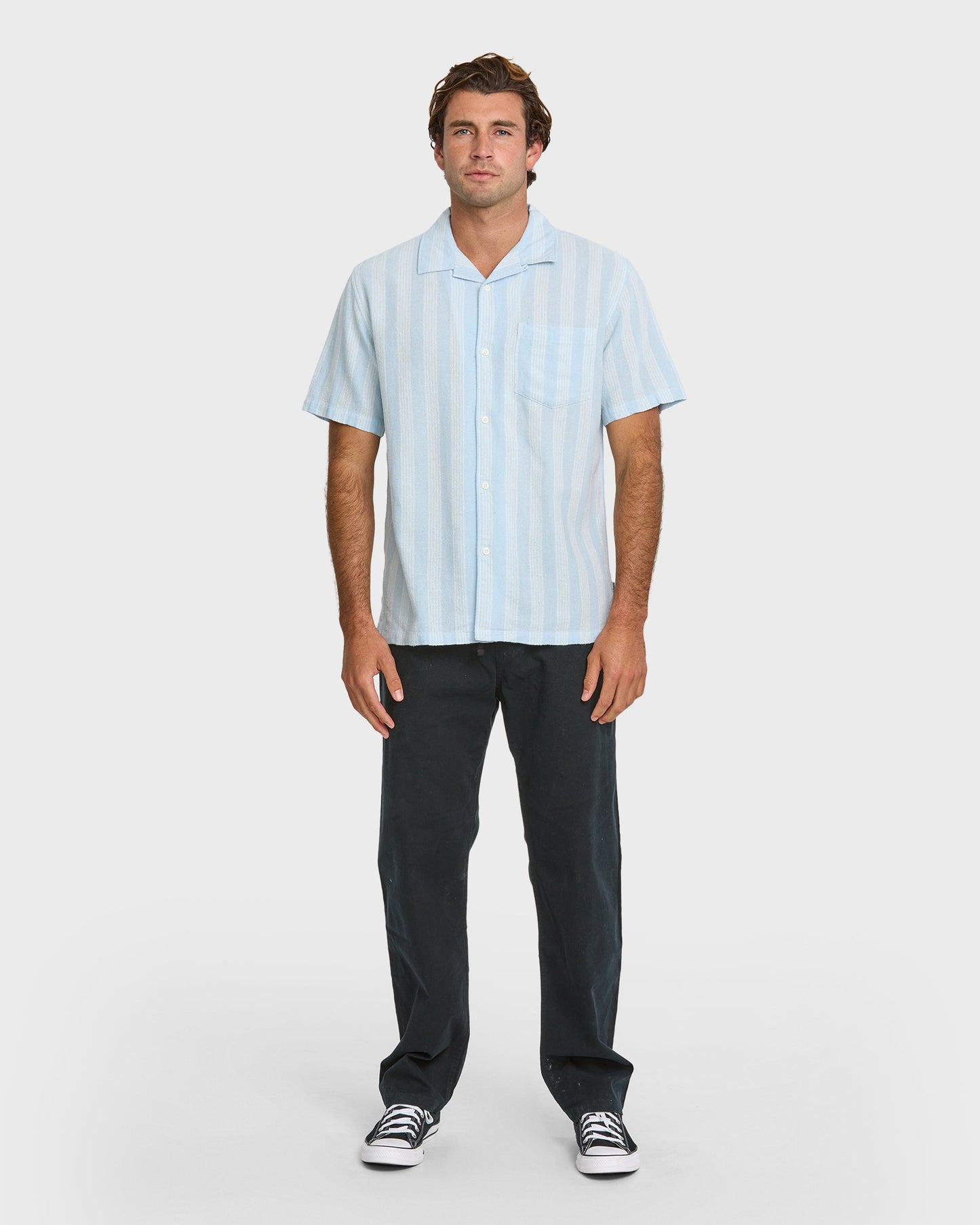 Nightfall Island Short Sleeve Shirt - Skyway Skyway Quick Silver