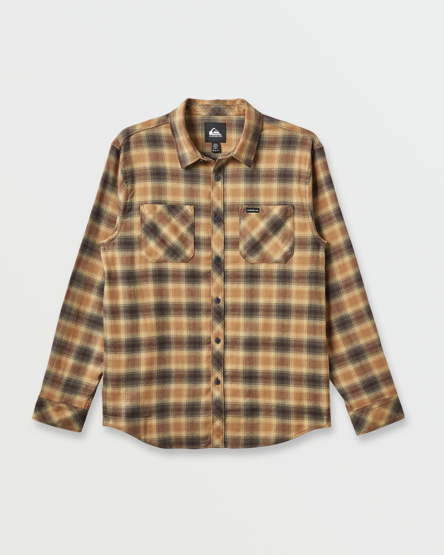 Terrace Stretch Flannel Shirt - Almond Almond Quick Silver