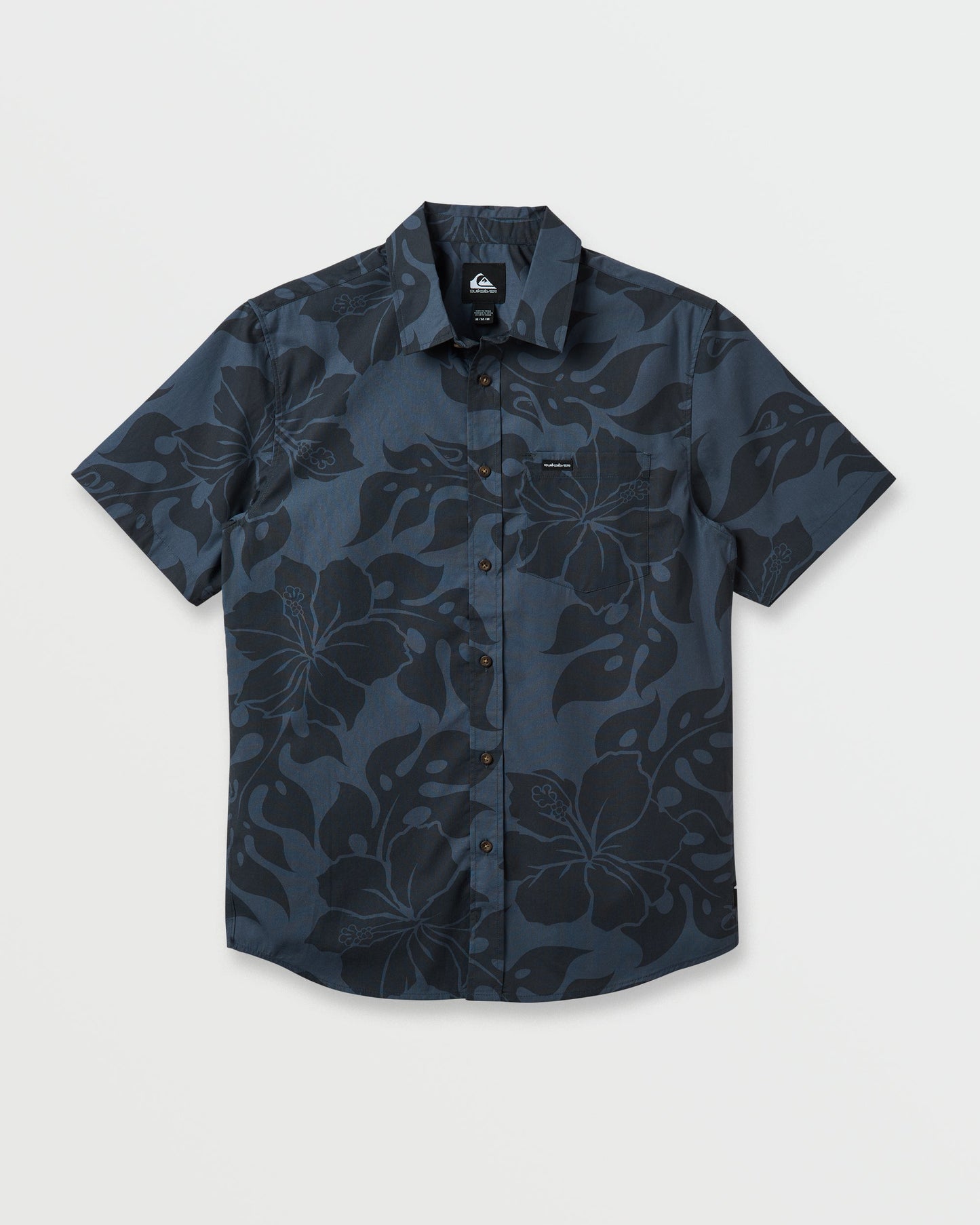 Oceanview Classic Short Sleeve Shirt - Phantom Phantom Quick Silver
