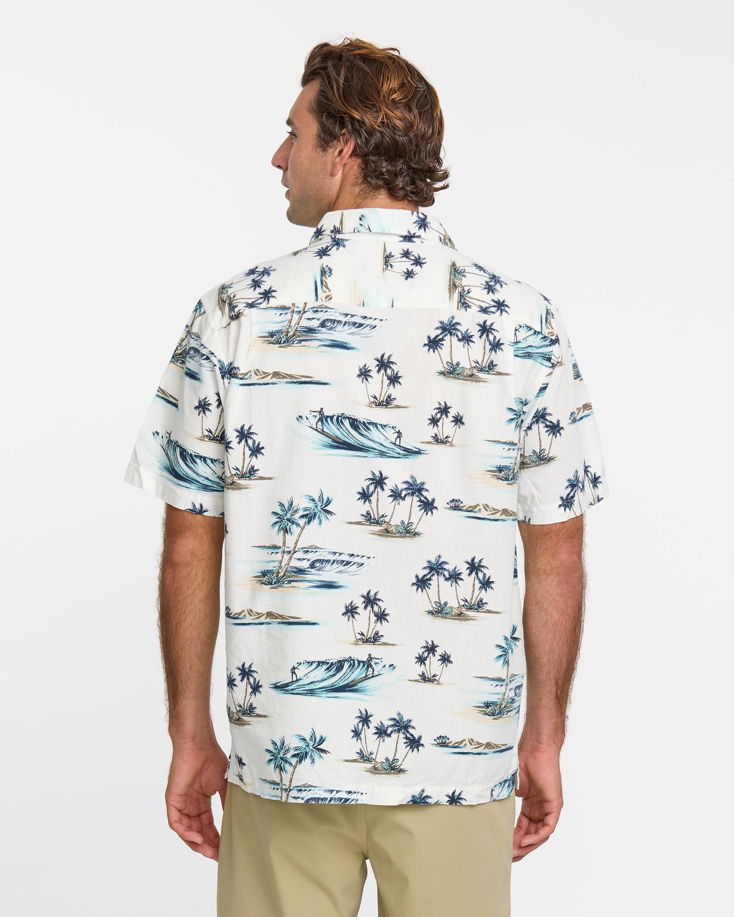 Waterman Day Dreamin' Shirt - White White Quick Silver