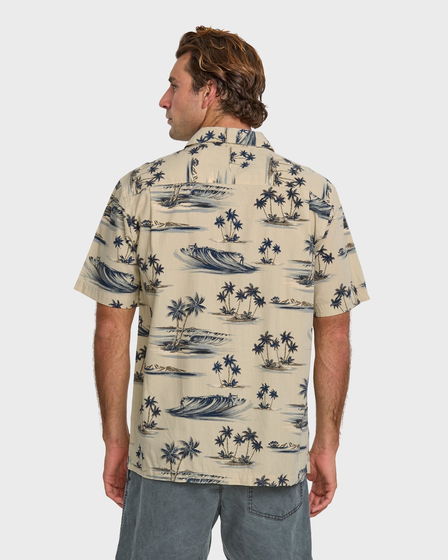 Waterman Day Dreamin' Shirt - Pelican Pelican Quick Silver