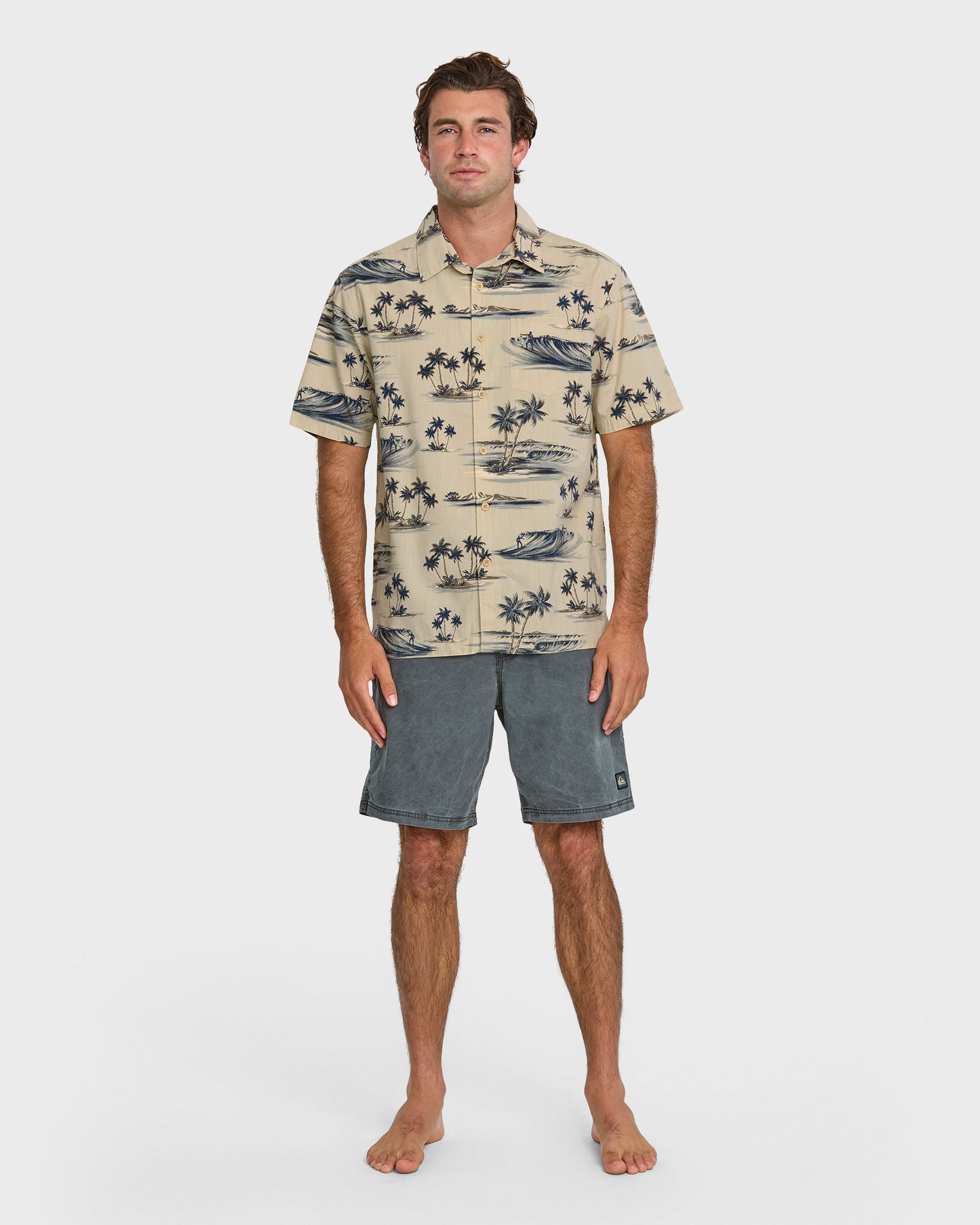 Waterman Day Dreamin' Shirt - Pelican Pelican Quick Silver