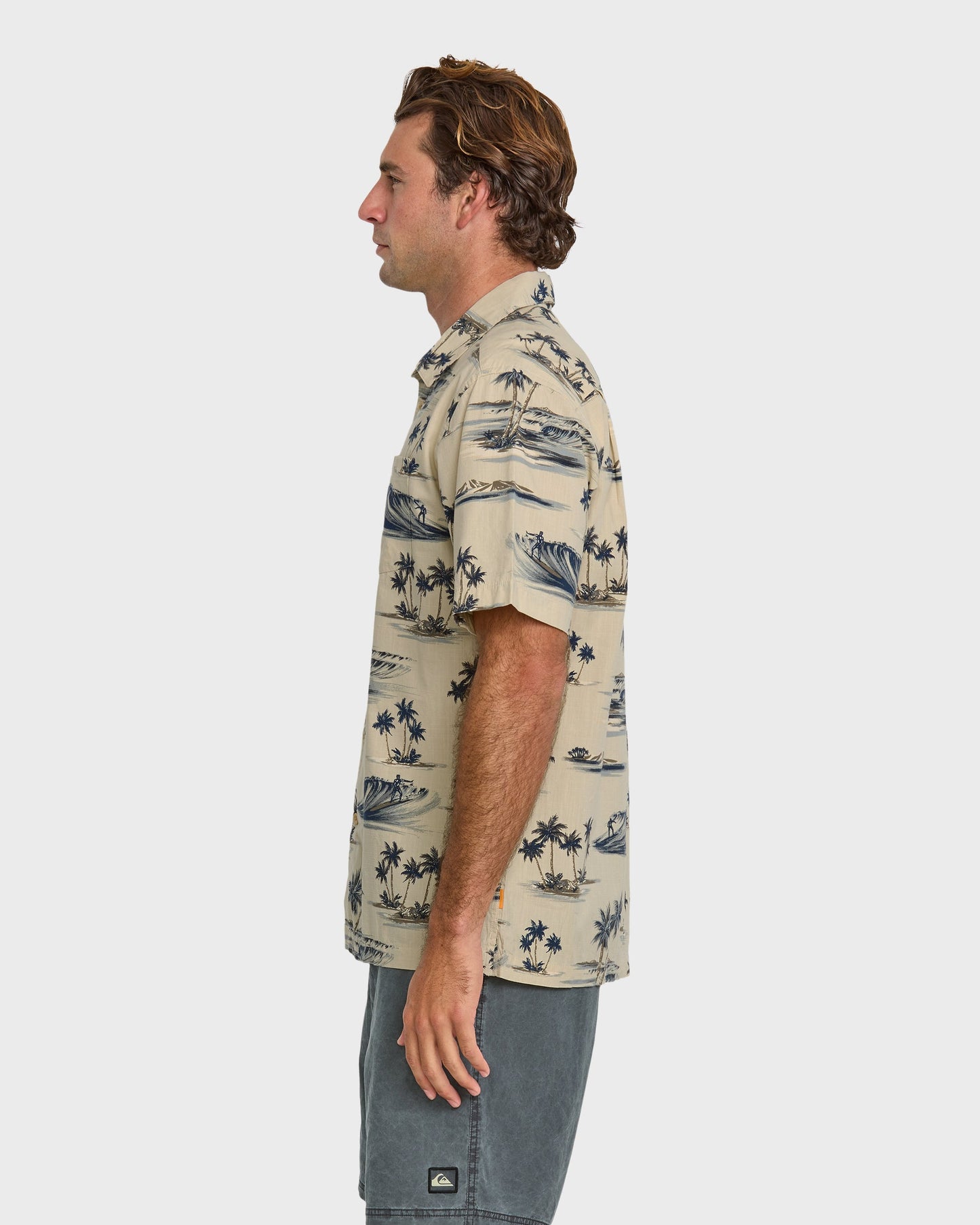 Waterman Day Dreamin' Shirt - Pelican Pelican Quick Silver